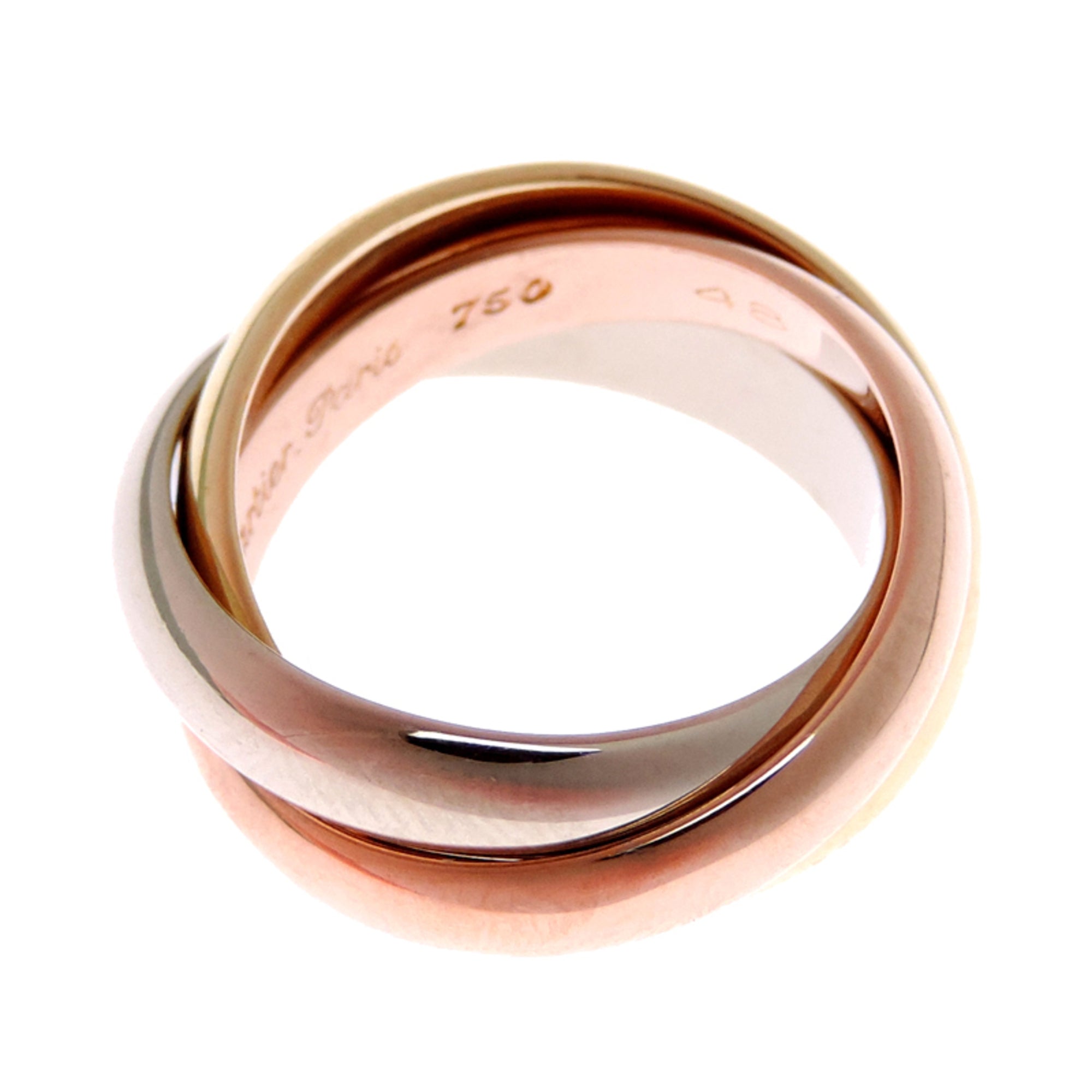 Cartier Yellow Gold (18K) Pink Gold (18K) White Gold (18K) Band Ring (Pre-Owned)