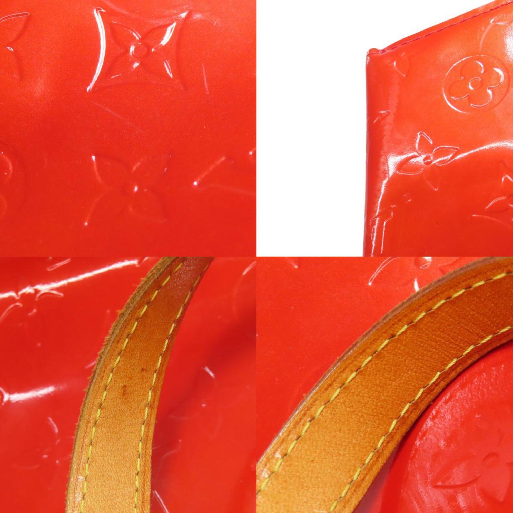 Louis Vuitton Vernis Red Color Monogram Vernis Handbag (Pre-Owned)