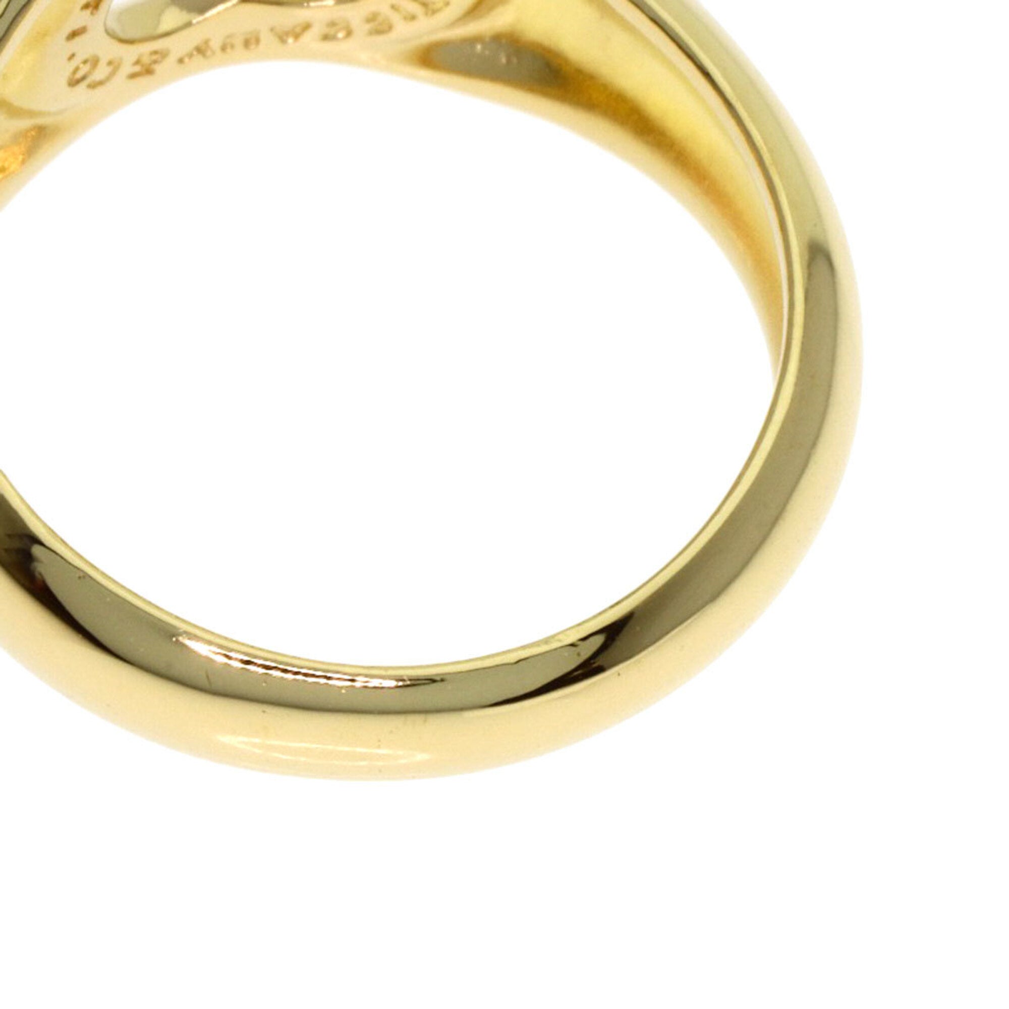 Tiffany Open Heart Yellow Gold (18K) Band Ring (Pre-Owned)
