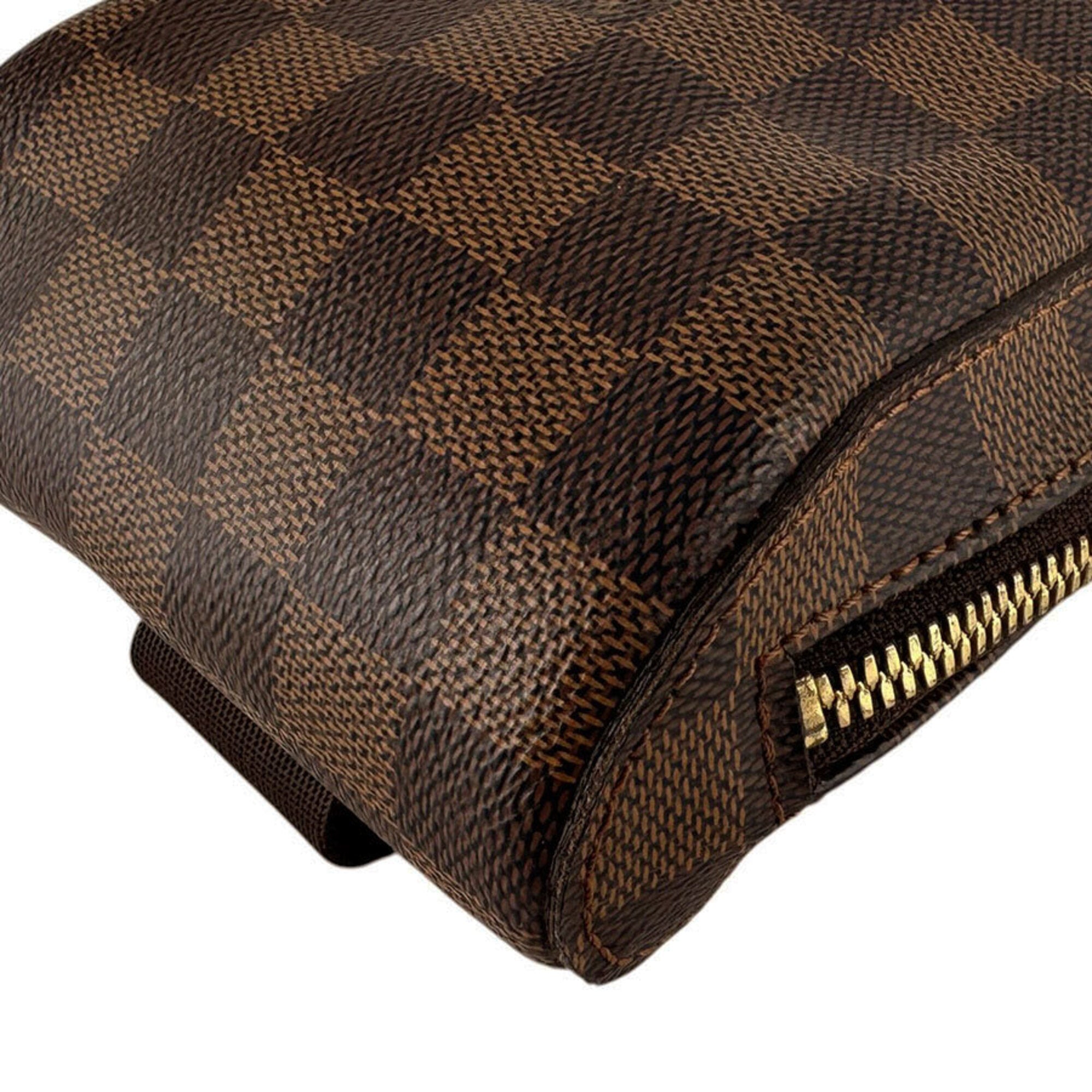 Louis Vuitton Damier Canvas Ebene Damier Canvas Shoulder Bag (Pre-Owned)