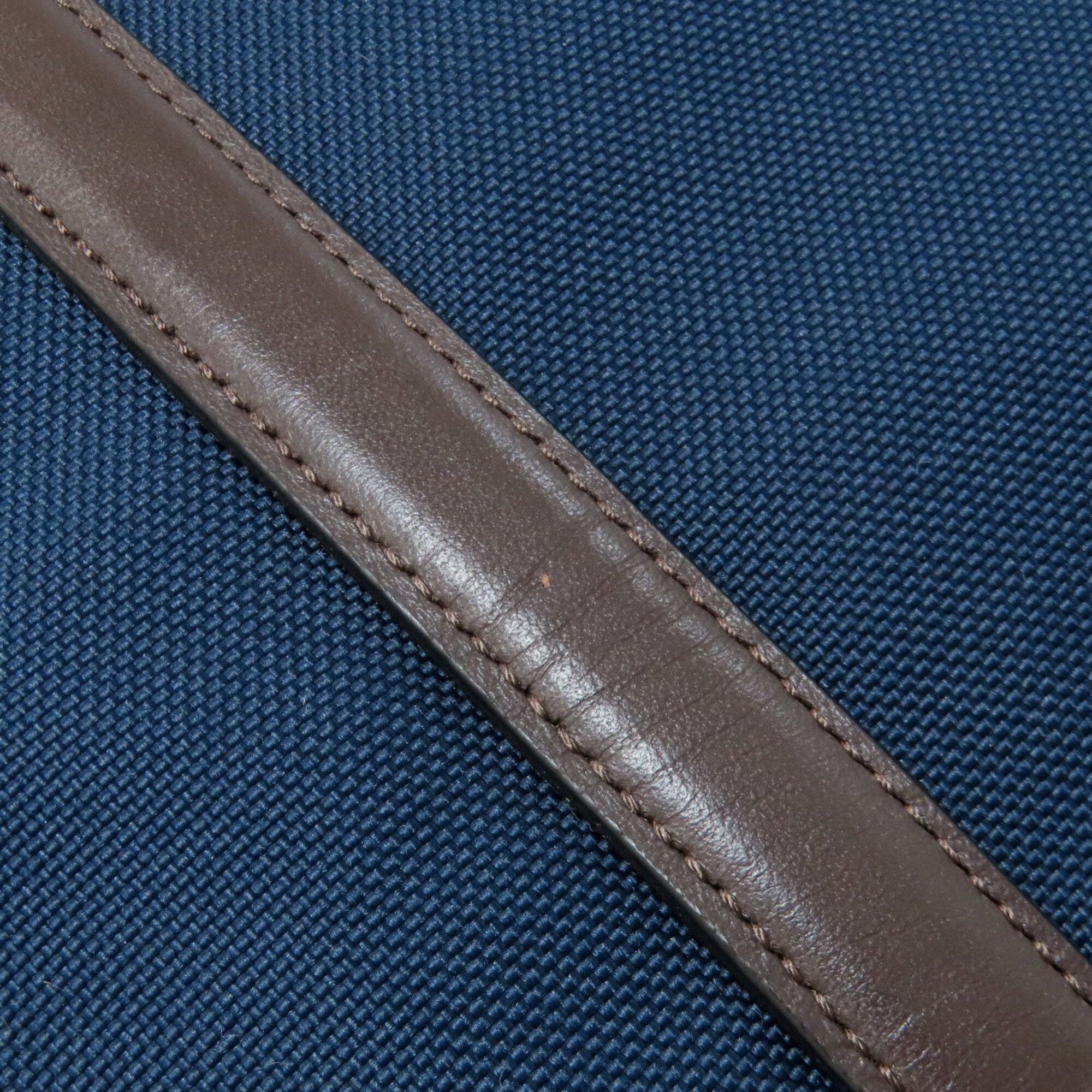Coach Black Blue Nylon Briefcase (Pre-Owned)