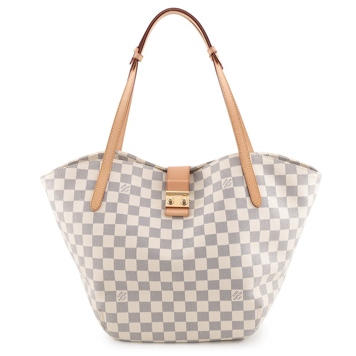 Louis Vuitton Beige Damier Azur Handbag Shoulder Bag (Pre-Owned)