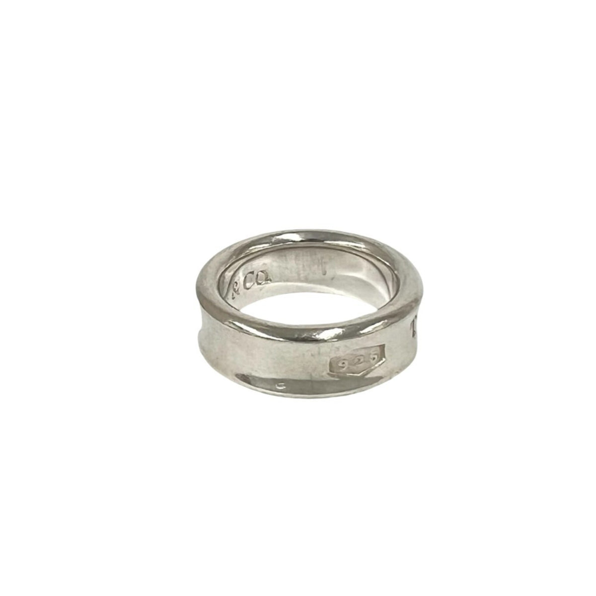 Tiffany Silver Silver 925 Band Ring (Pre-Owned)