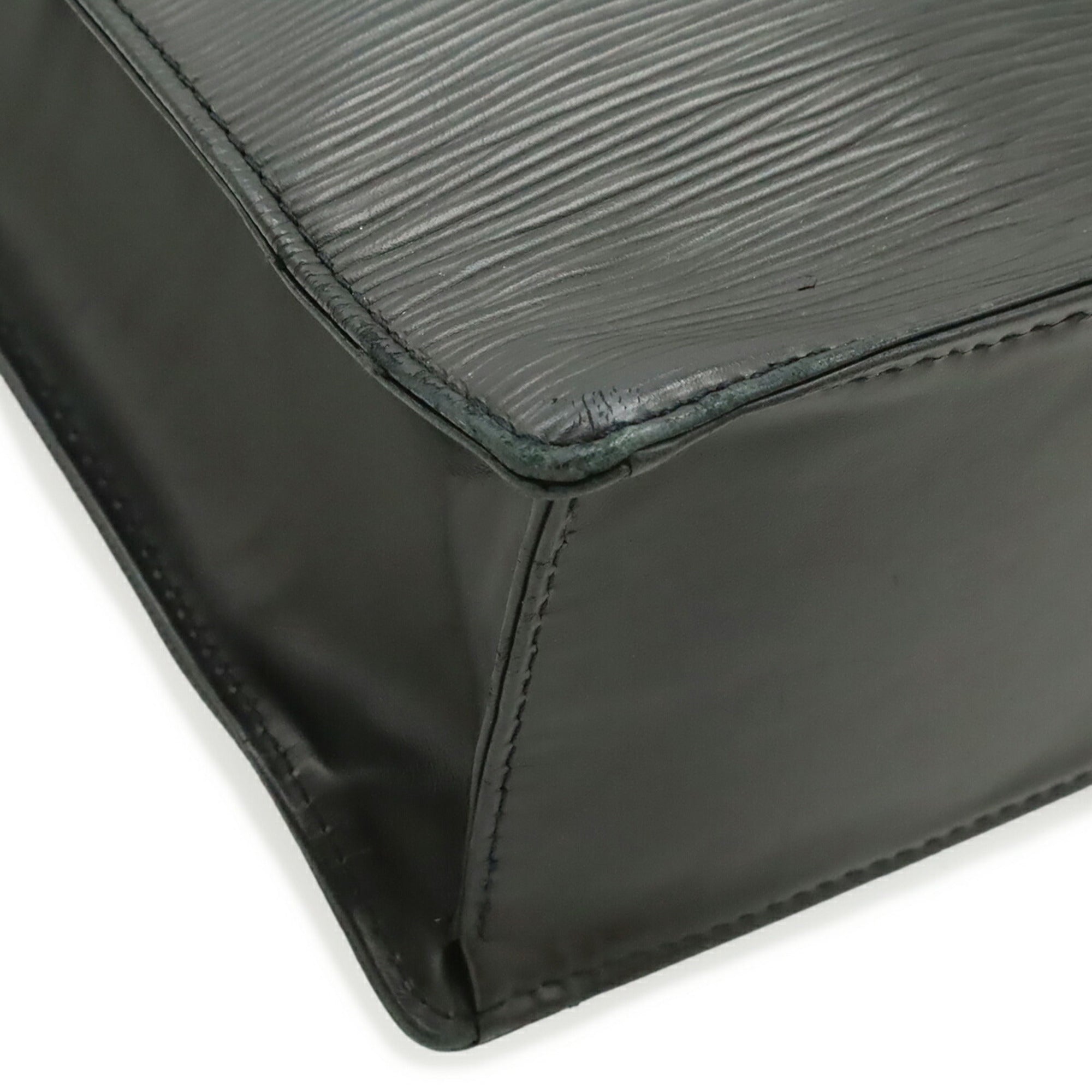 Louis Vuitton Black Galle Noir Epi Leather Handbag Tote Bag (Pre-Owned)