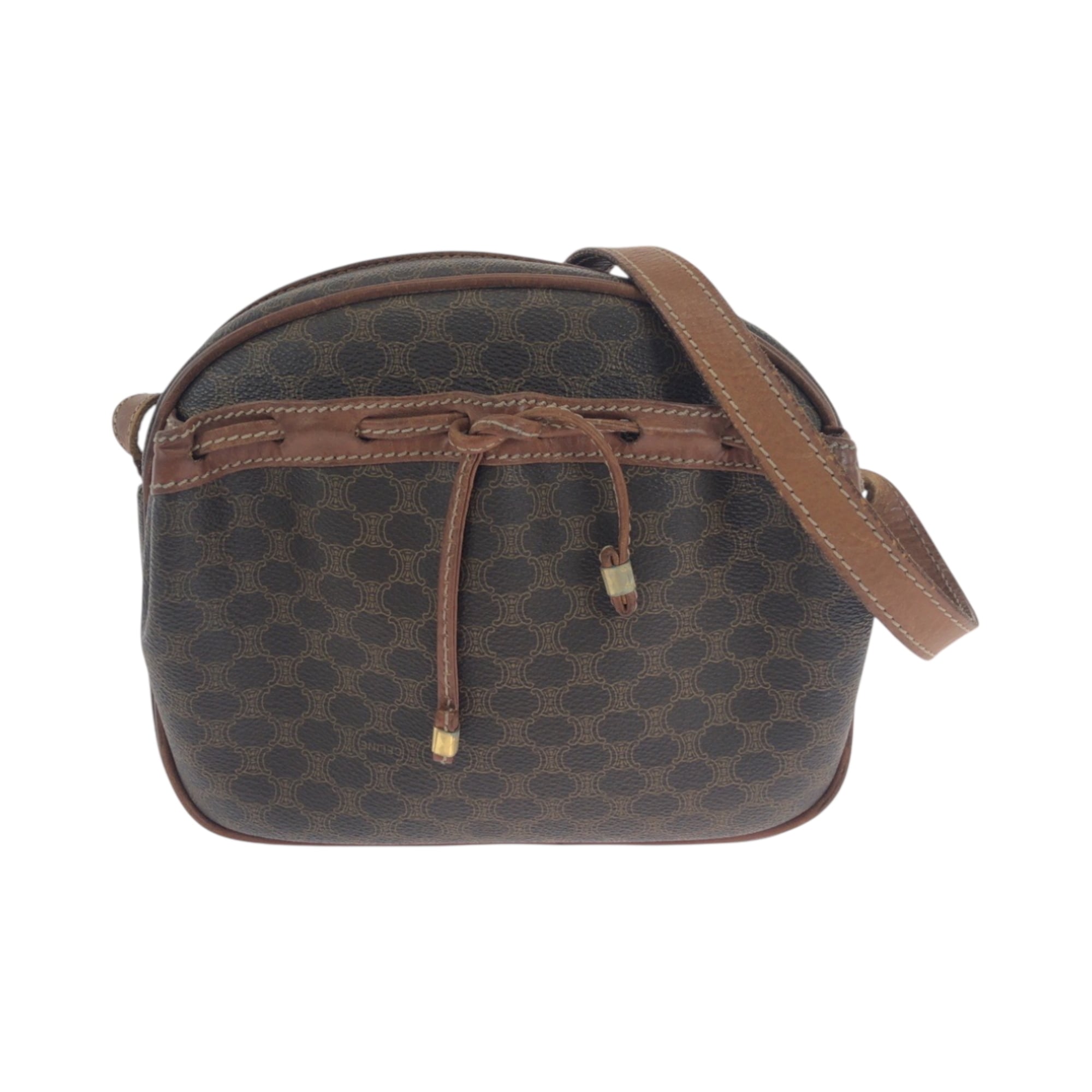Celine Brown Pvc Pochette Shoulder Bag (Pre-Owned)