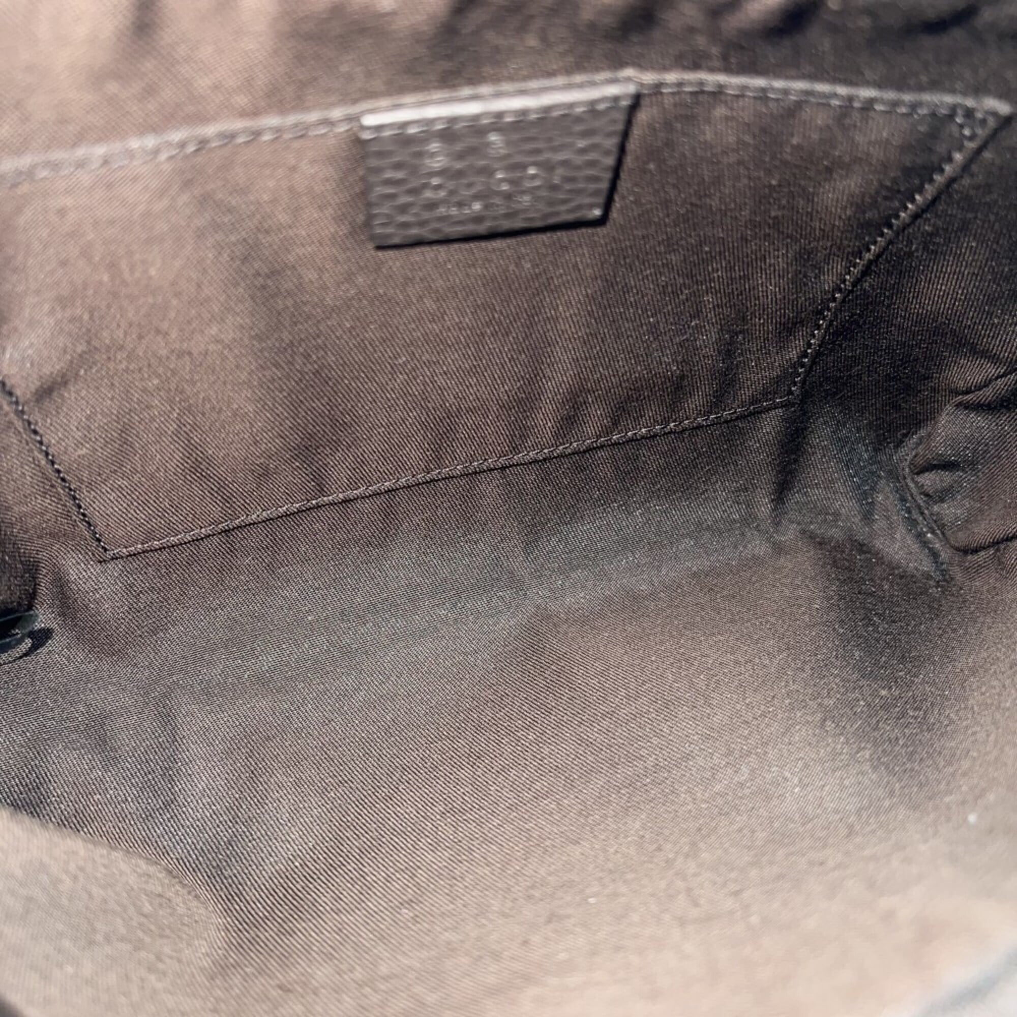 Gucci Brown Gg Canvas Leather Fanny Pack Sling Bag (Pre-Owned)