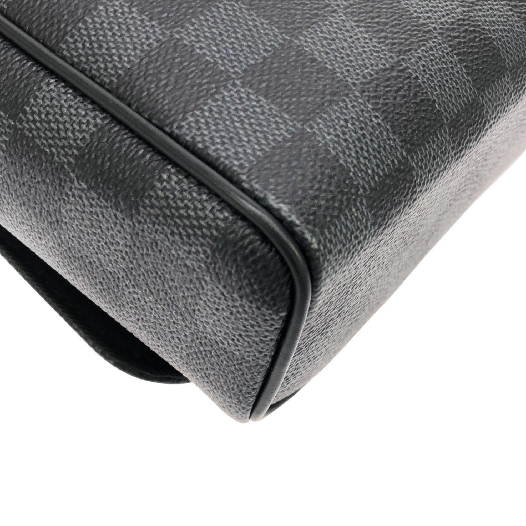 Louis Vuitton Graphite Coated Canvas Shoulder Bag (Pre-Owned)
