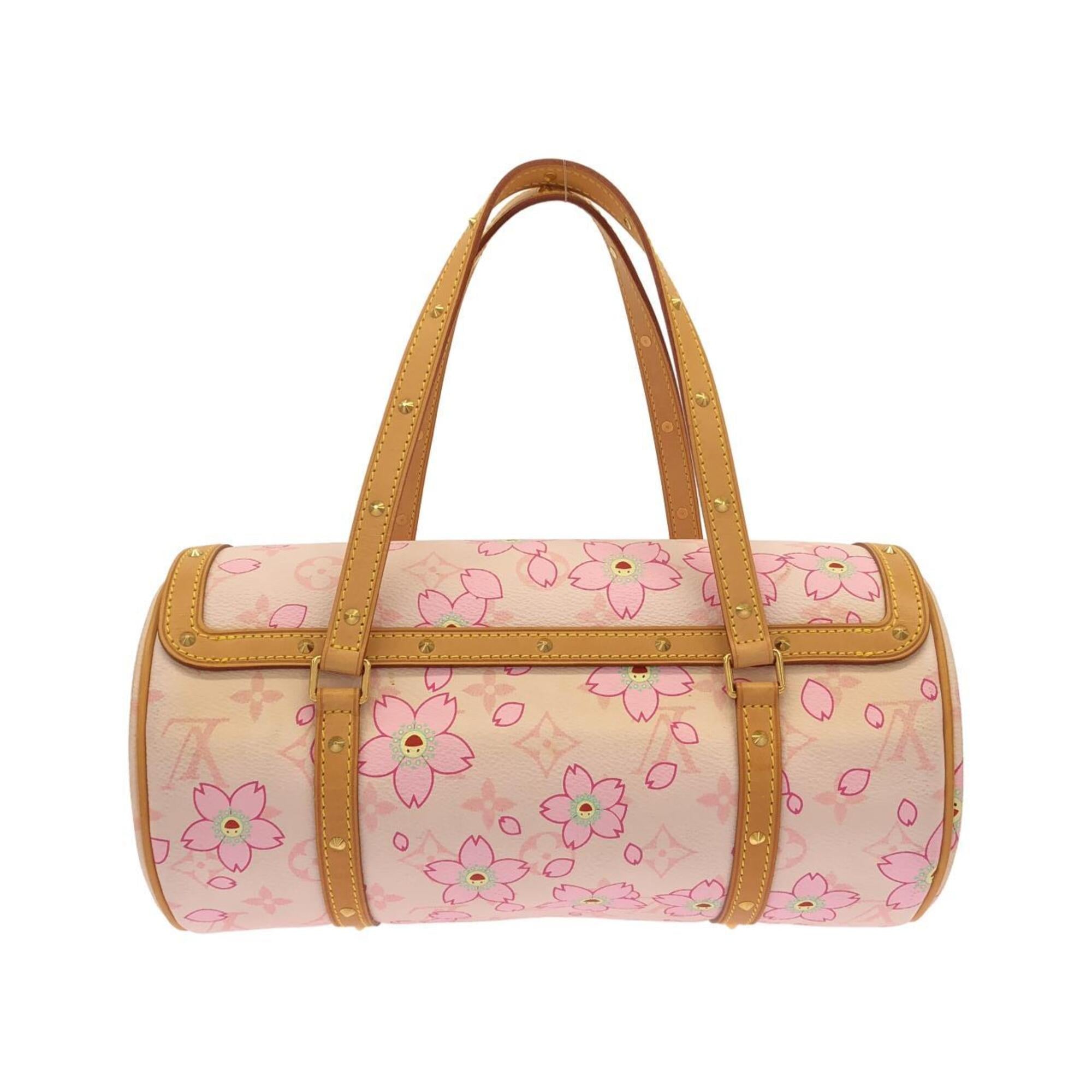 Louis Vuitton Monogram Cherry Blossom Rose Coated Canvas Handbag (Pre-Owned)