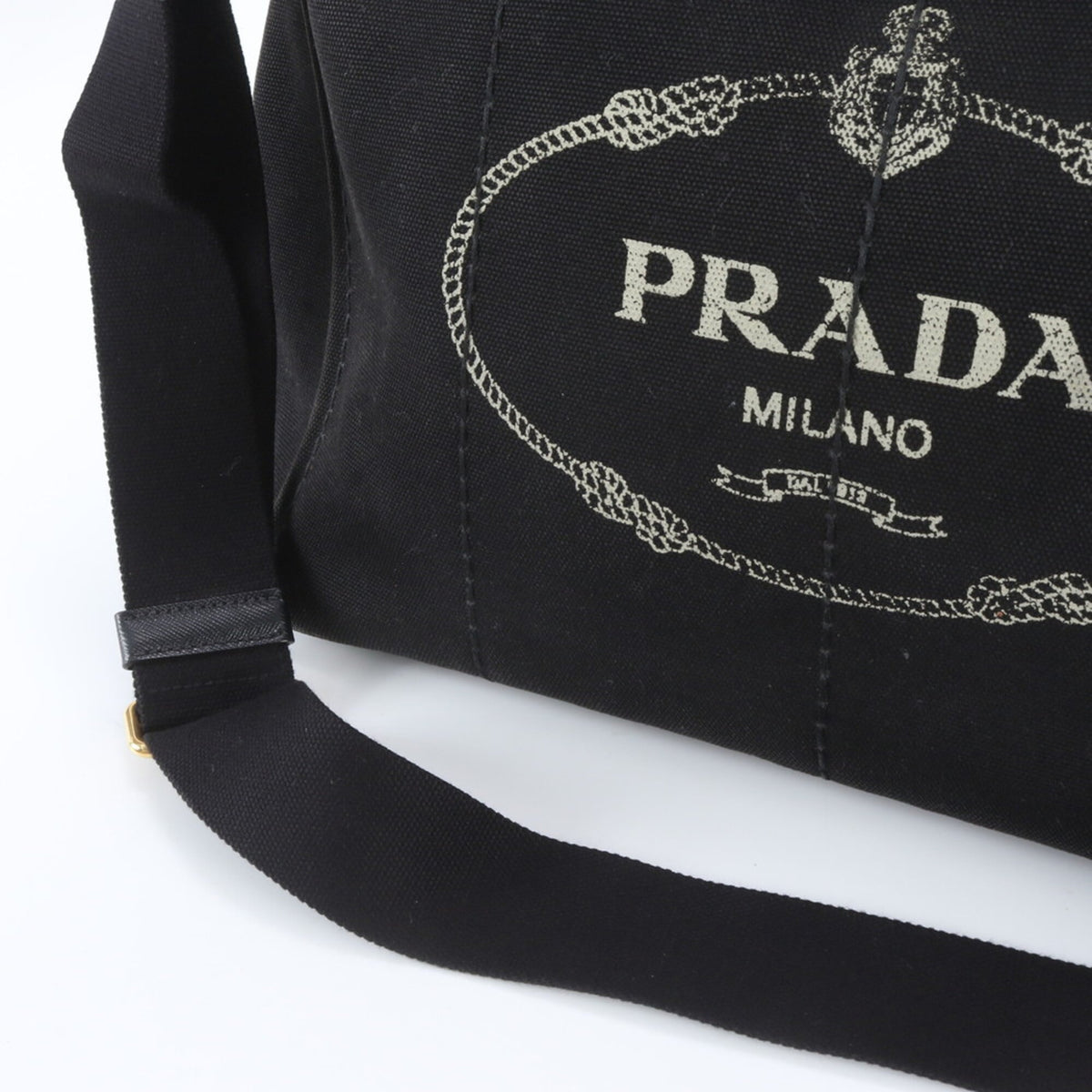 Prada Black Handbag Shoulder Bag Tote Bag (Pre-Owned)