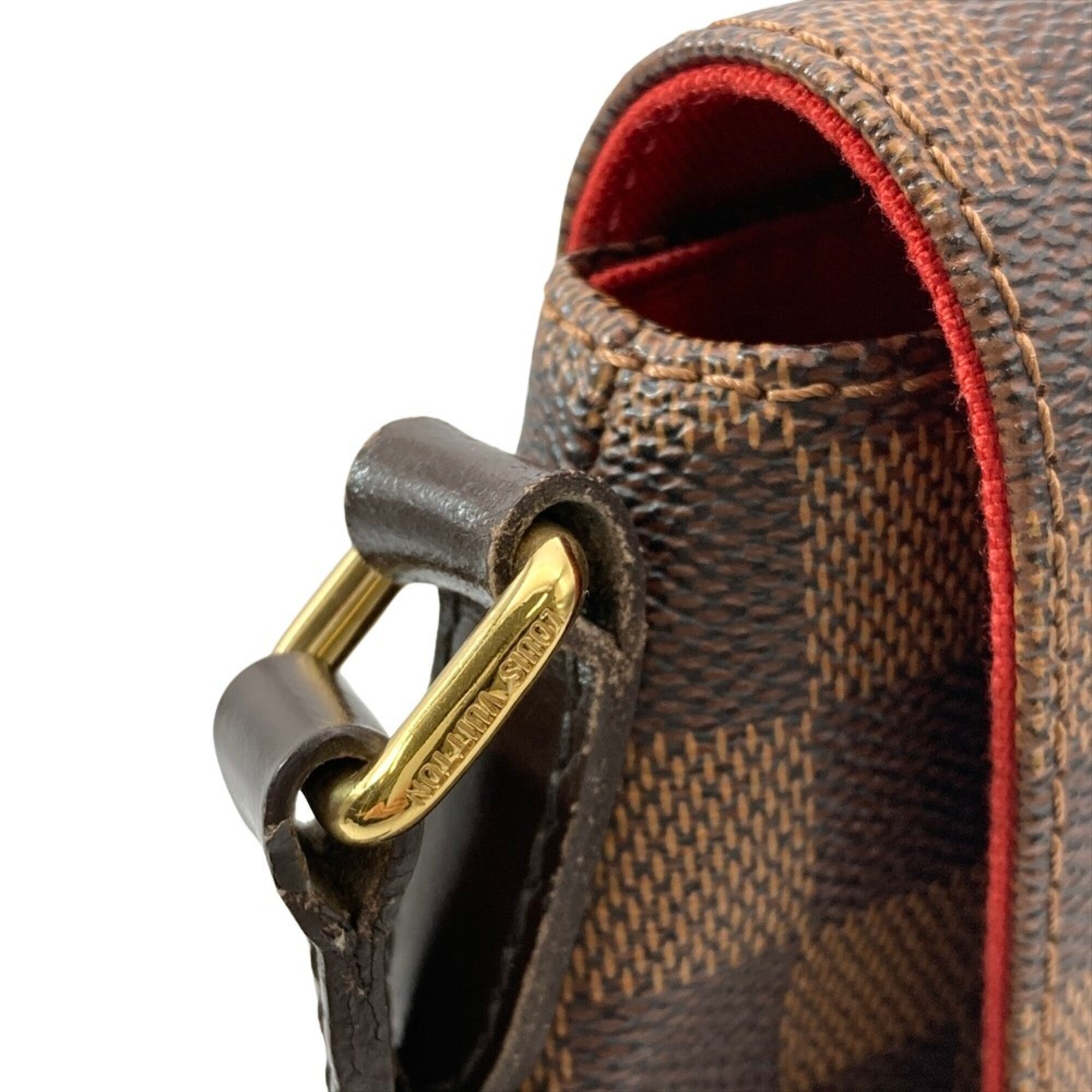 Louis Vuitton Brown Damier Canvas Shoulder Bag (Pre-Owned)