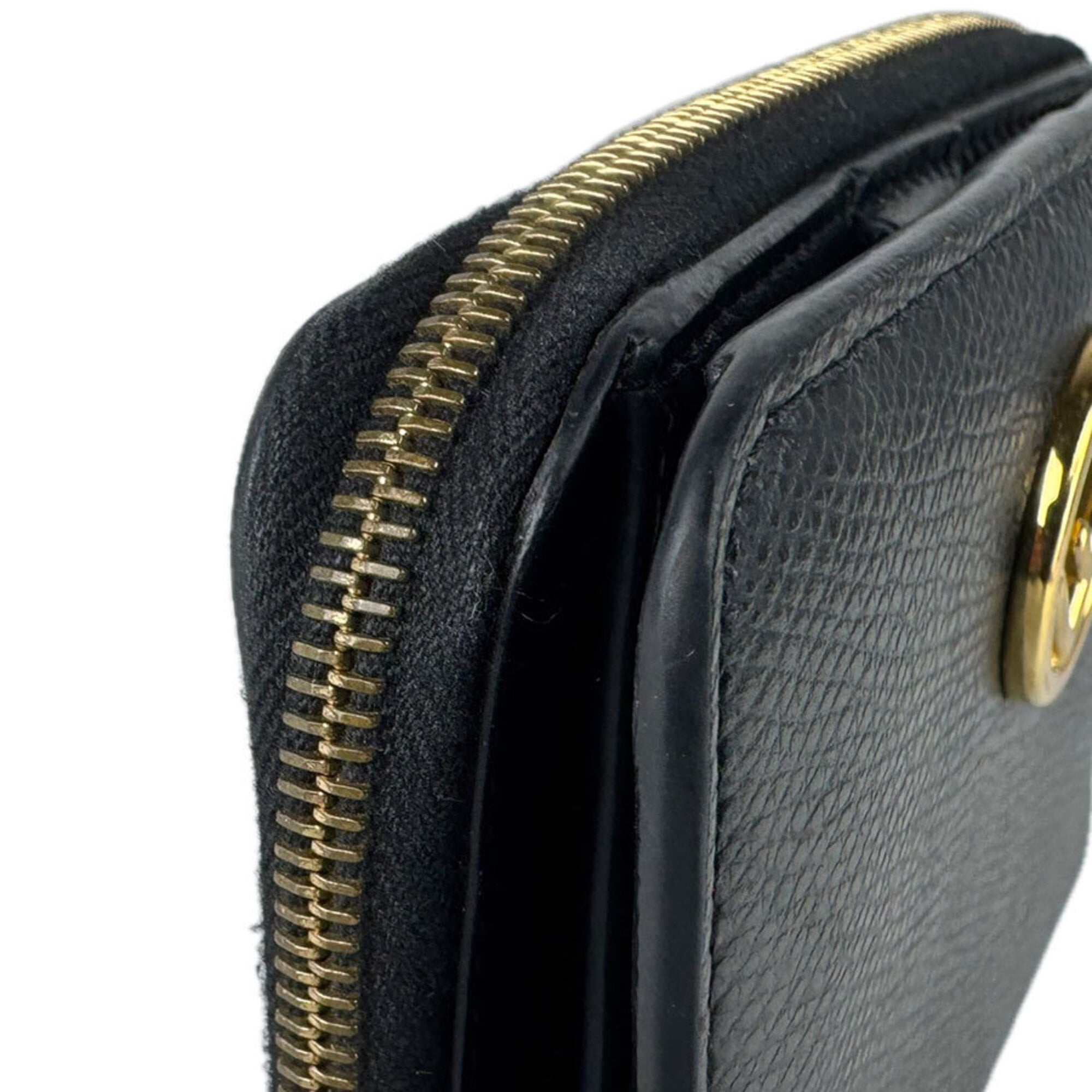 Fendi Black Leather Wallet (Bi-Fold) (Pre-Owned)