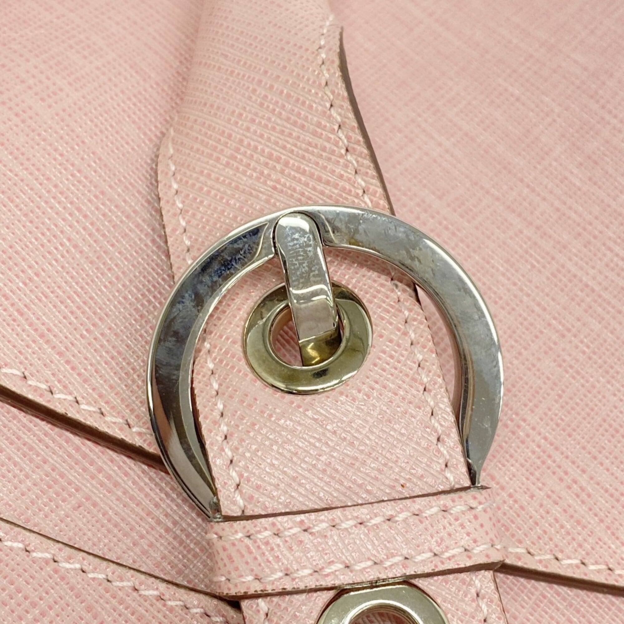 Salvatore Ferragamo Pink Leather Handbag (Pre-Owned)
