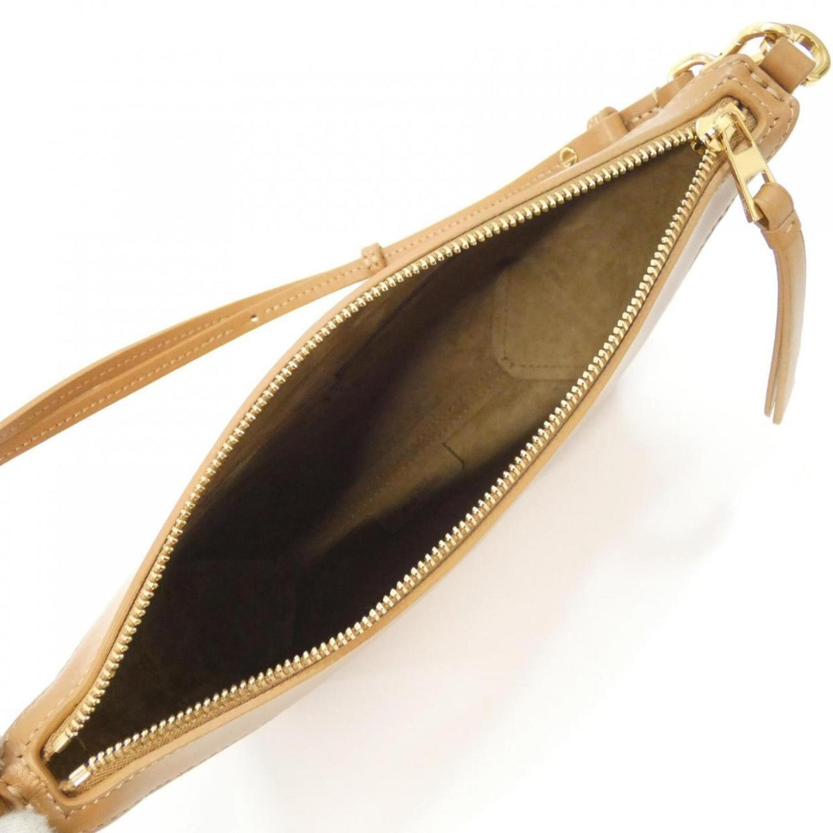 Loewe Beige Leather Handbag Pouch Shoulder Bag (Pre-Owned)