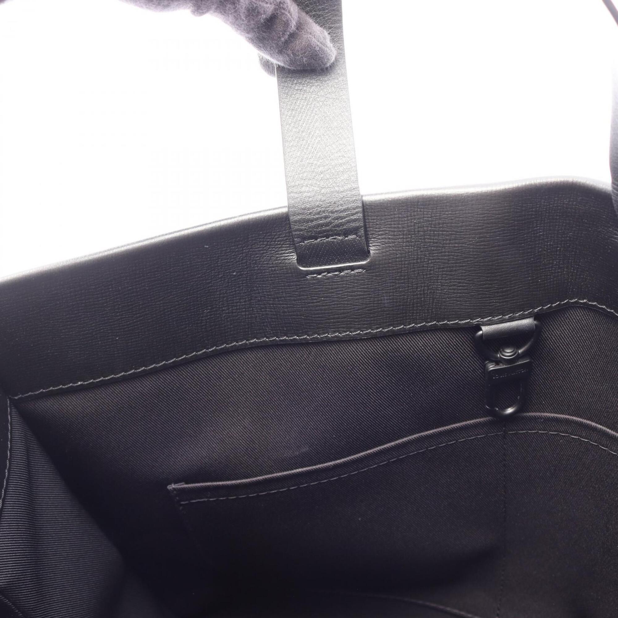 Louis Vuitton Black Cuir Ombre Leather Handbag Tote Bag (Pre-Owned)