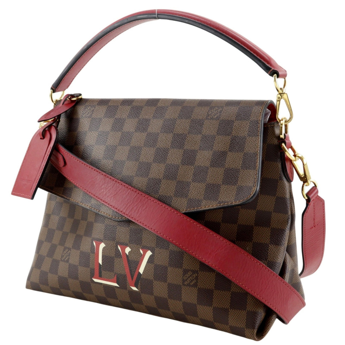 Louis Vuitton Brown Sacrlet Damier Canvas Shoulder Bag (Pre-Owned)