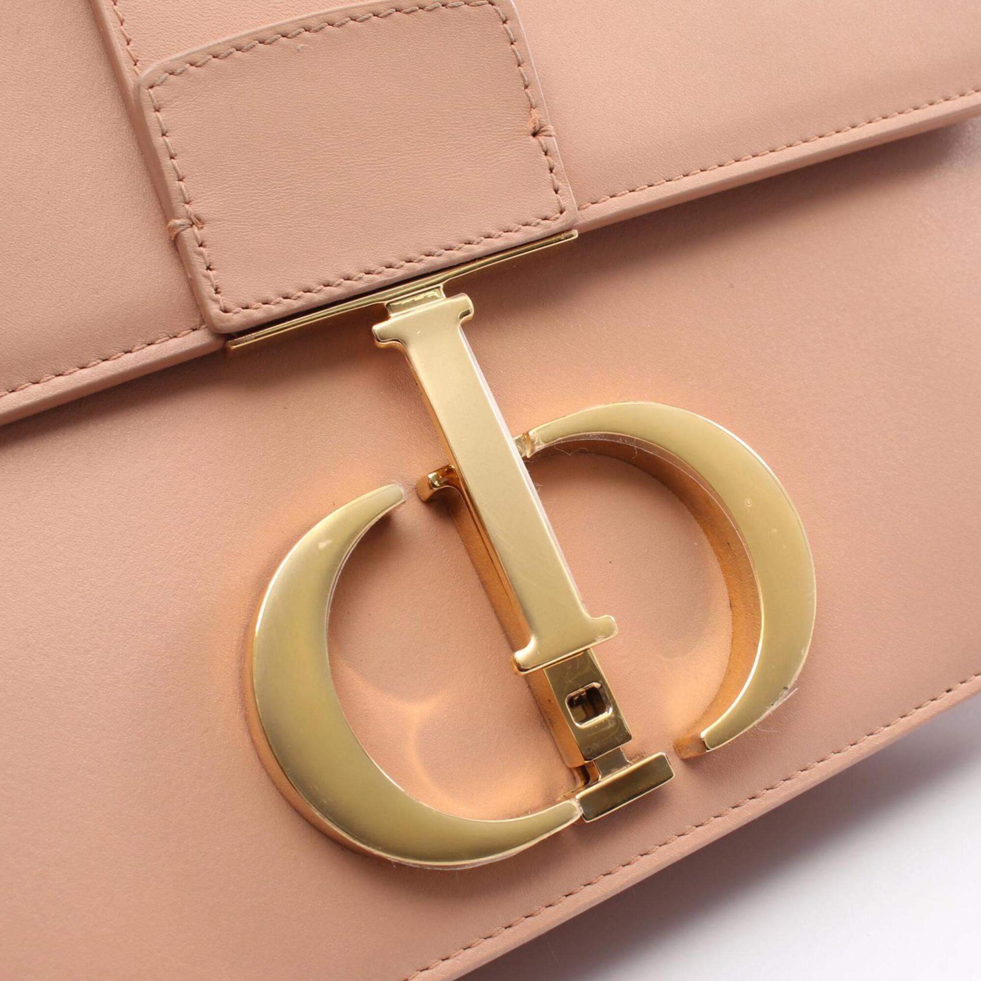 Christian Dior Pink Leather Handbag Shoulder Bag (Pre-Owned)