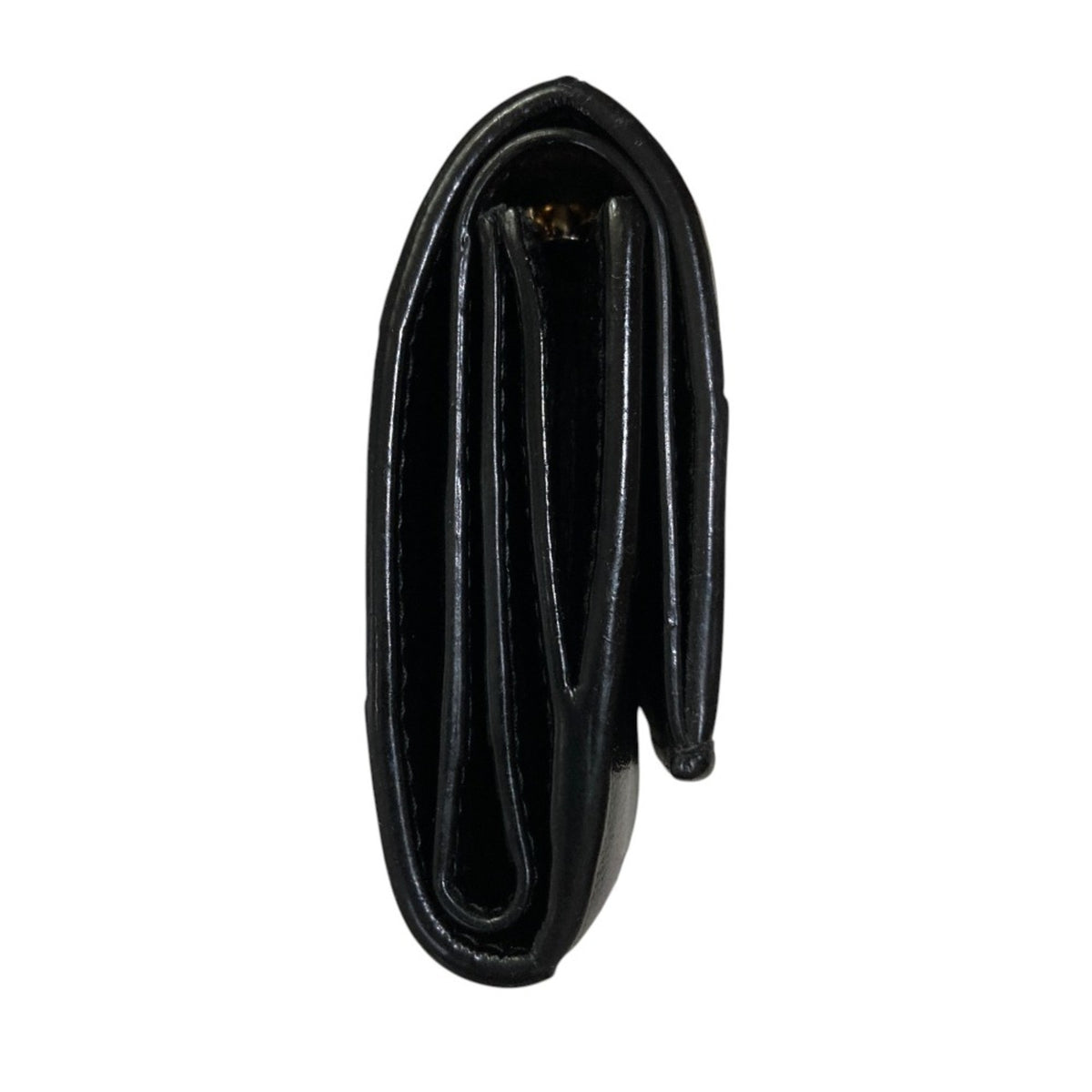 Bottega Veneta Intrecciato Black Wallet (Tri-Fold) (Pre-Owned)
