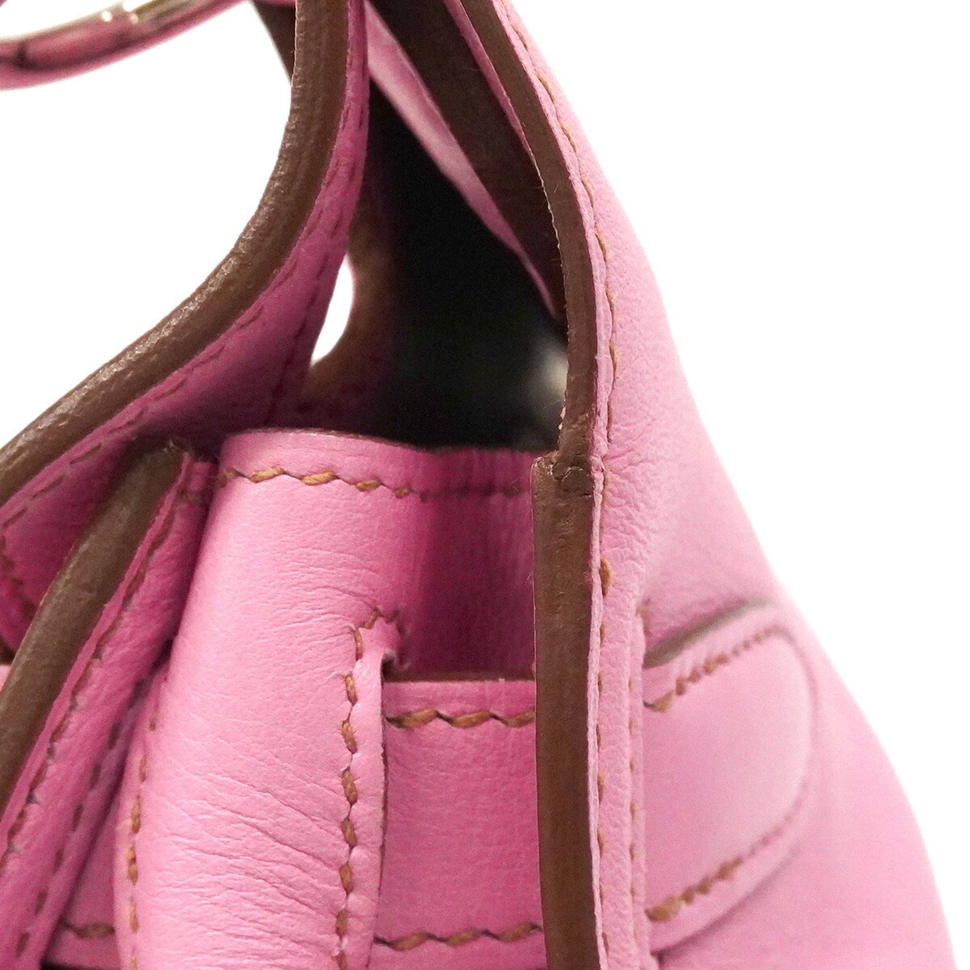 Hermes Pink Swift Leather Shoulder Bag (Pre-Owned)