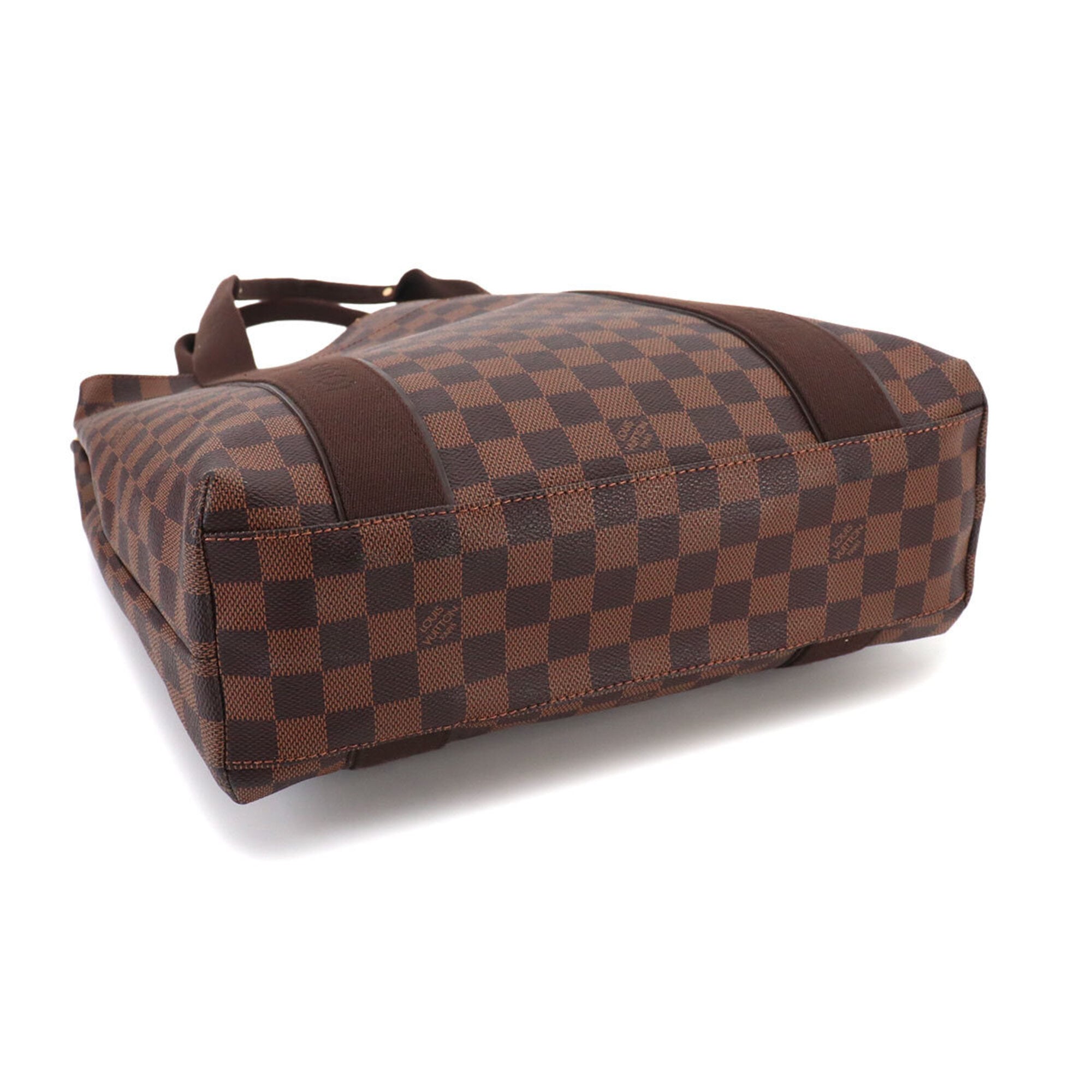 Louis Vuitton Ebene Damier Canvas Handbag Tote Bag (Pre-Owned)
