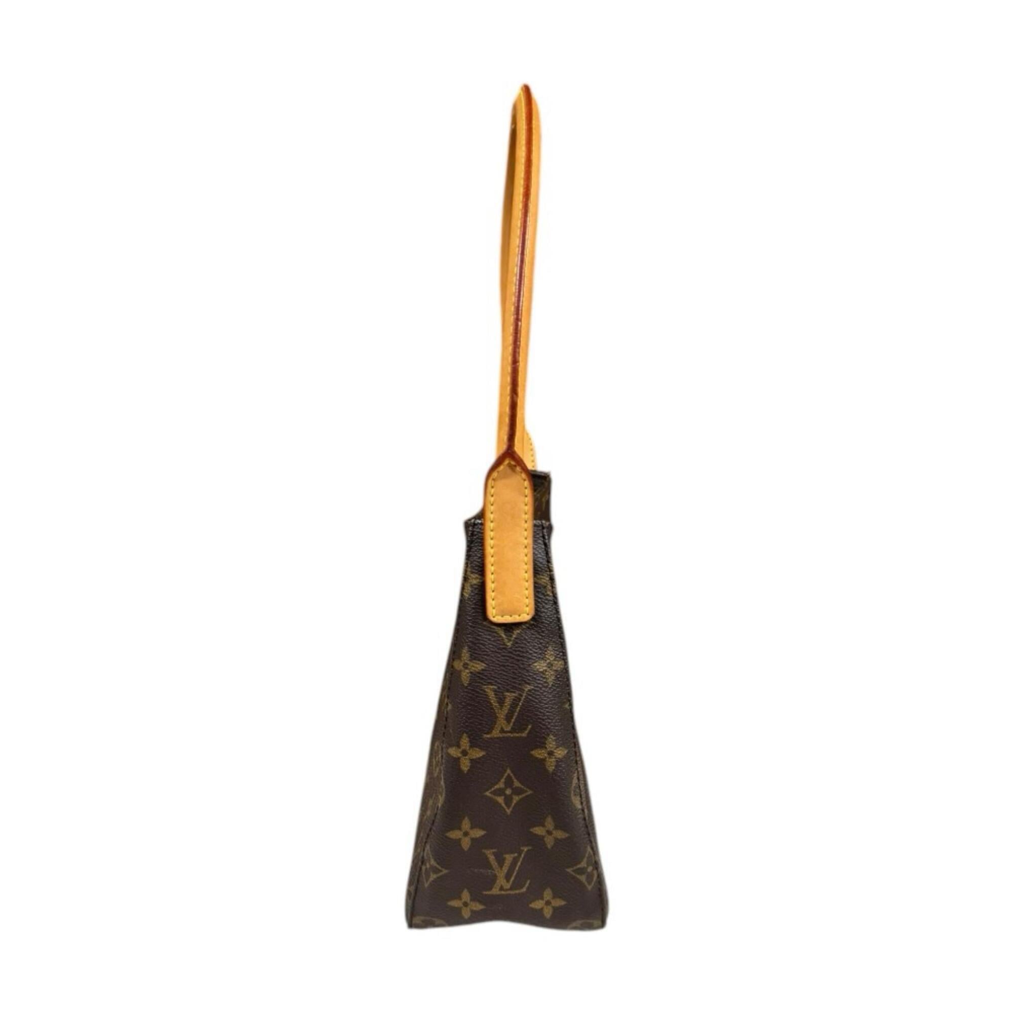 Louis Vuitton Brown Monogram Canvas Shoulder Bag (Pre-Owned)
