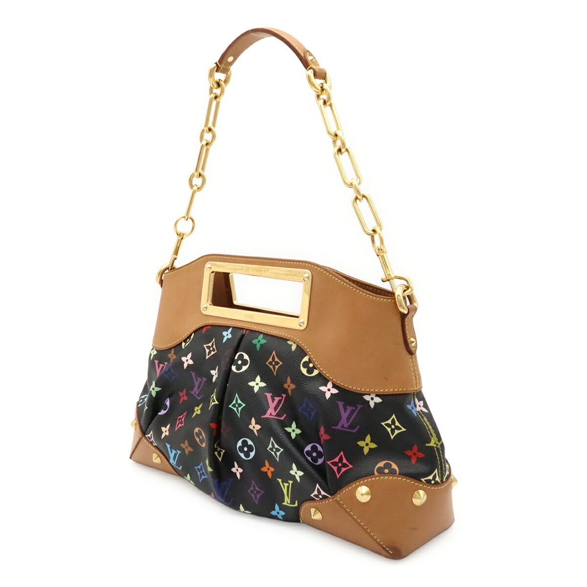 Louis Vuitton Black Monogram Multi-Color Noir Monogram Multicolore Handbag Shoulder Bag (Pre-Owned)