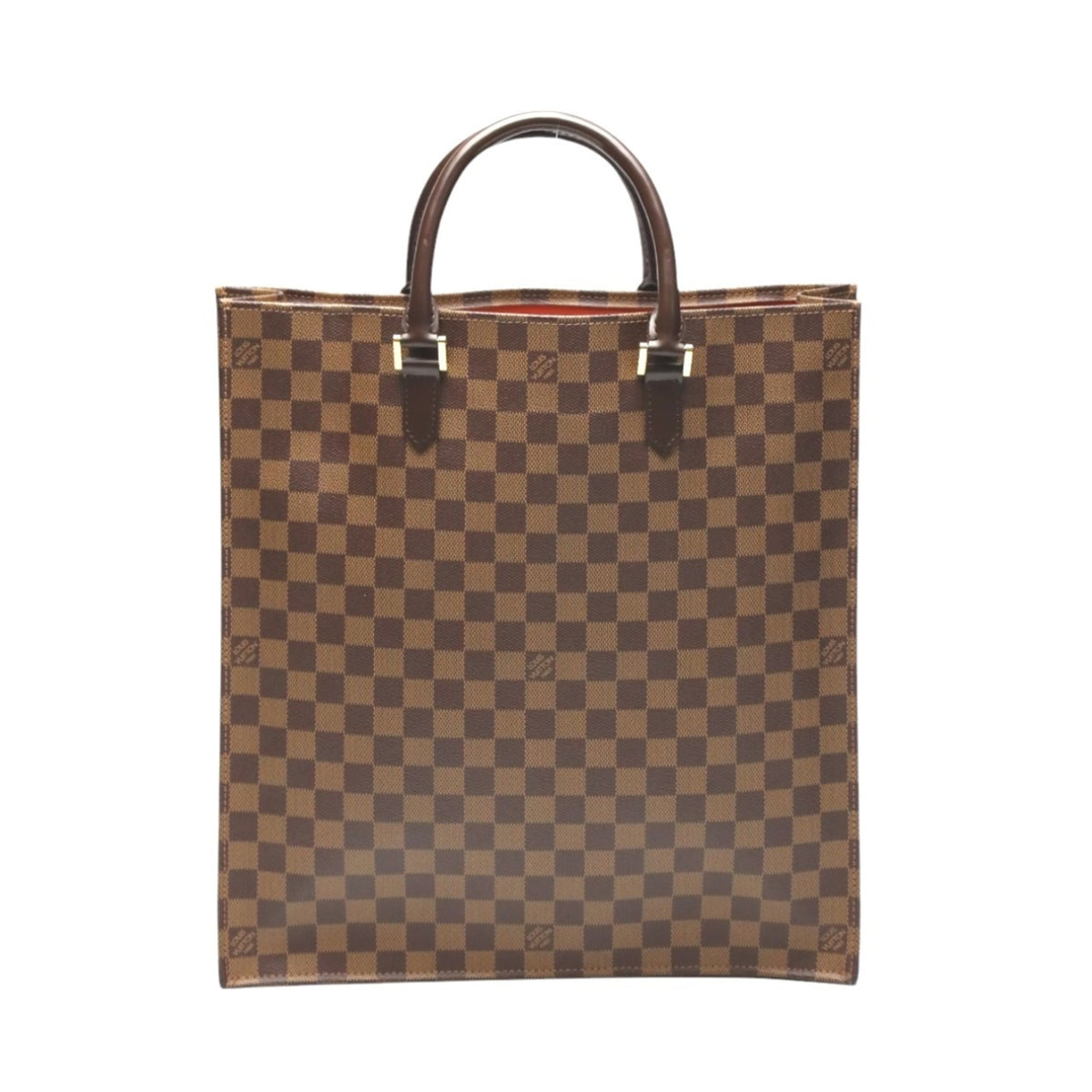 Louis Vuitton Brown Damier Canvas Ebene Damier Canvas Handbag Tote Bag (Pre-Owned)