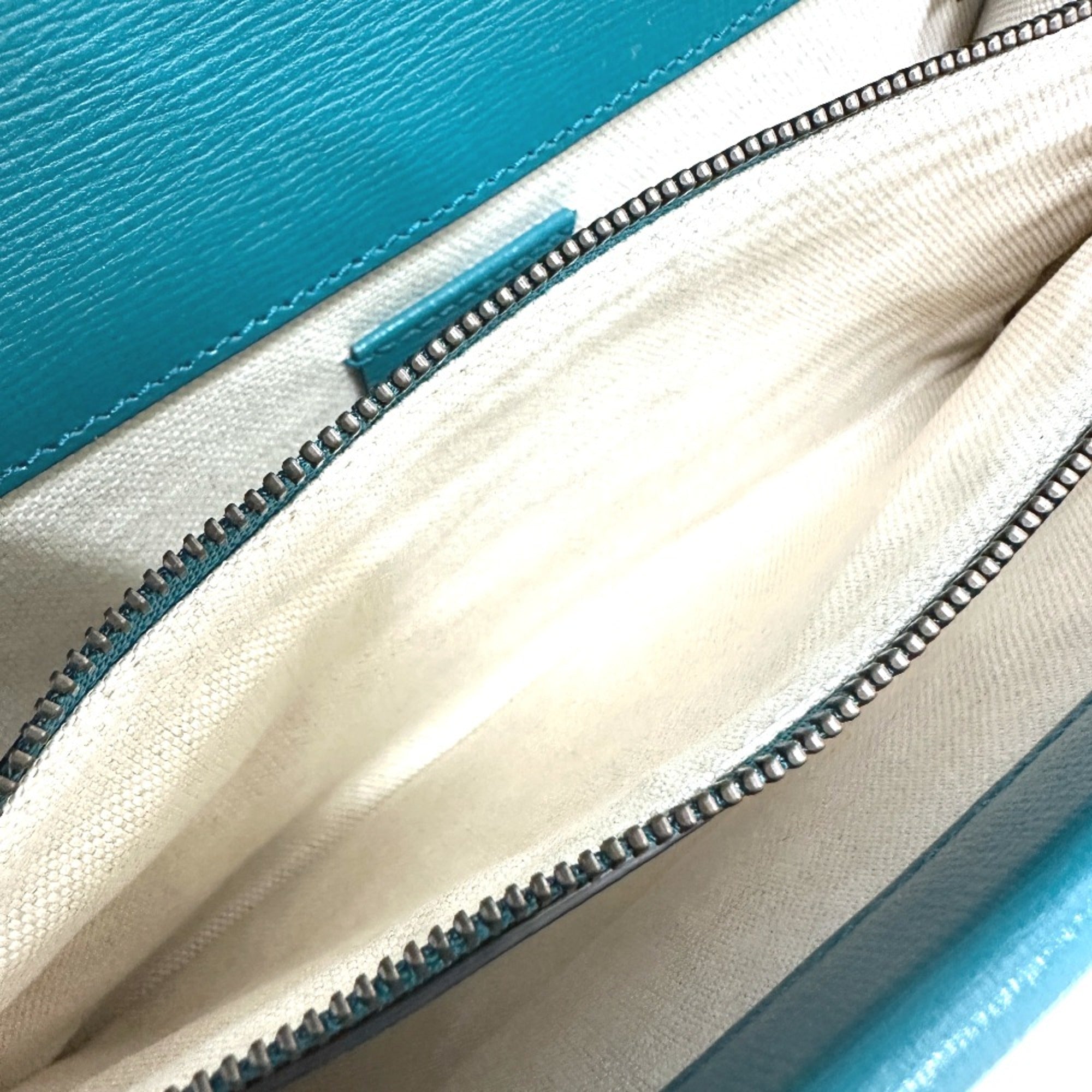 Gucci Blue Leather Shoulder Bag (Pre-Owned)
