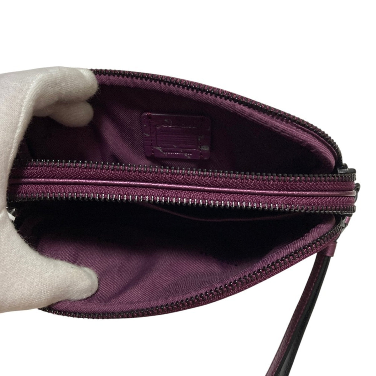 Coach Purple Shoulder Bag (Pre-Owned)