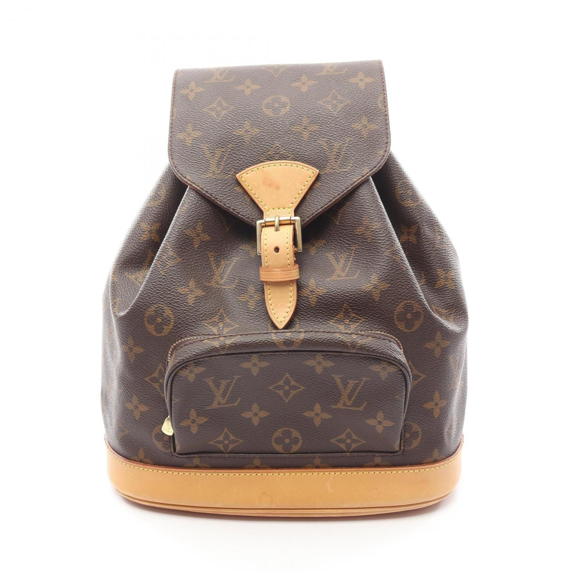 Louis Vuitton Brown Monogram Monogram Leather Backpack (Pre-Owned)