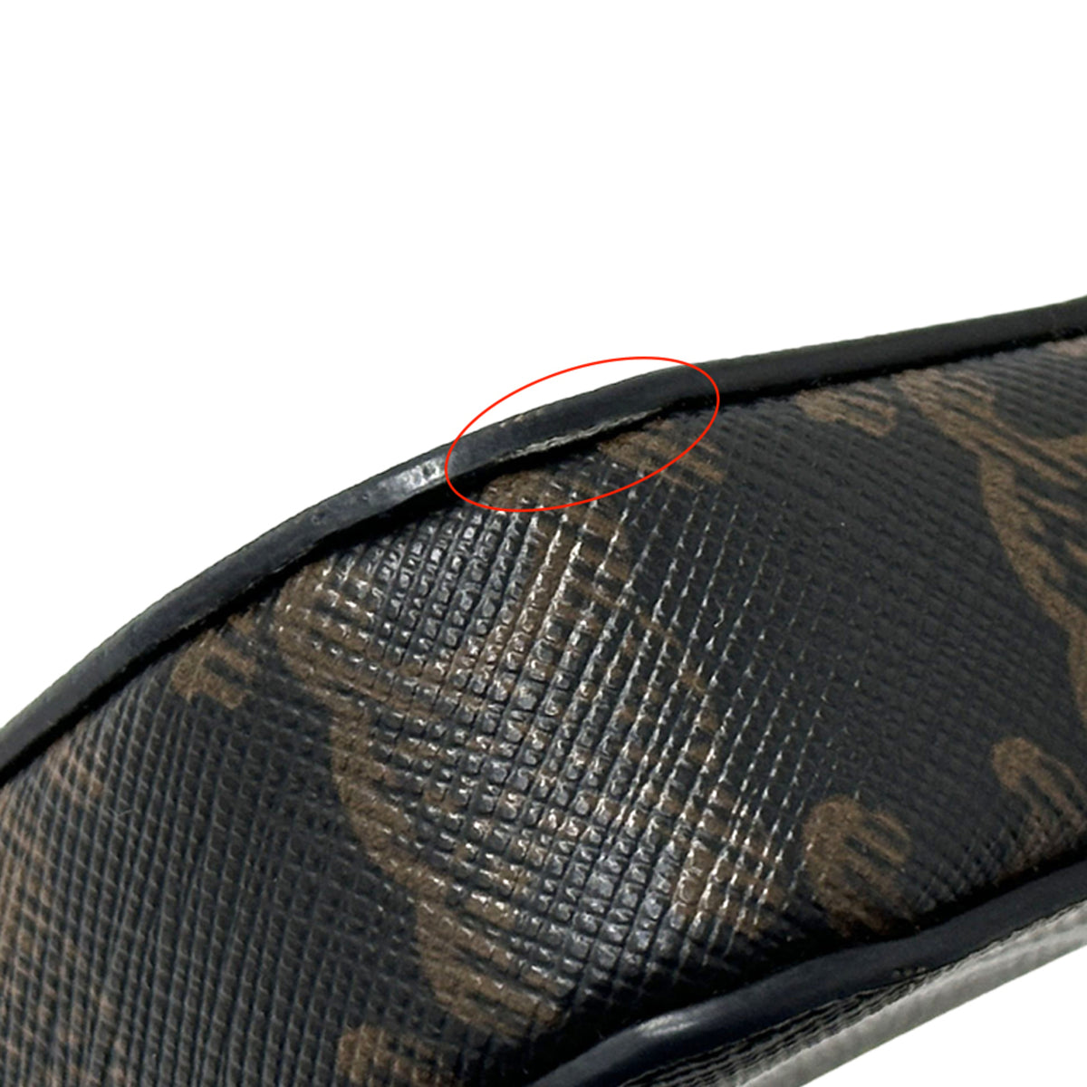 Celine Brown Coated Canvas Shoulder Bag (Pre-Owned)