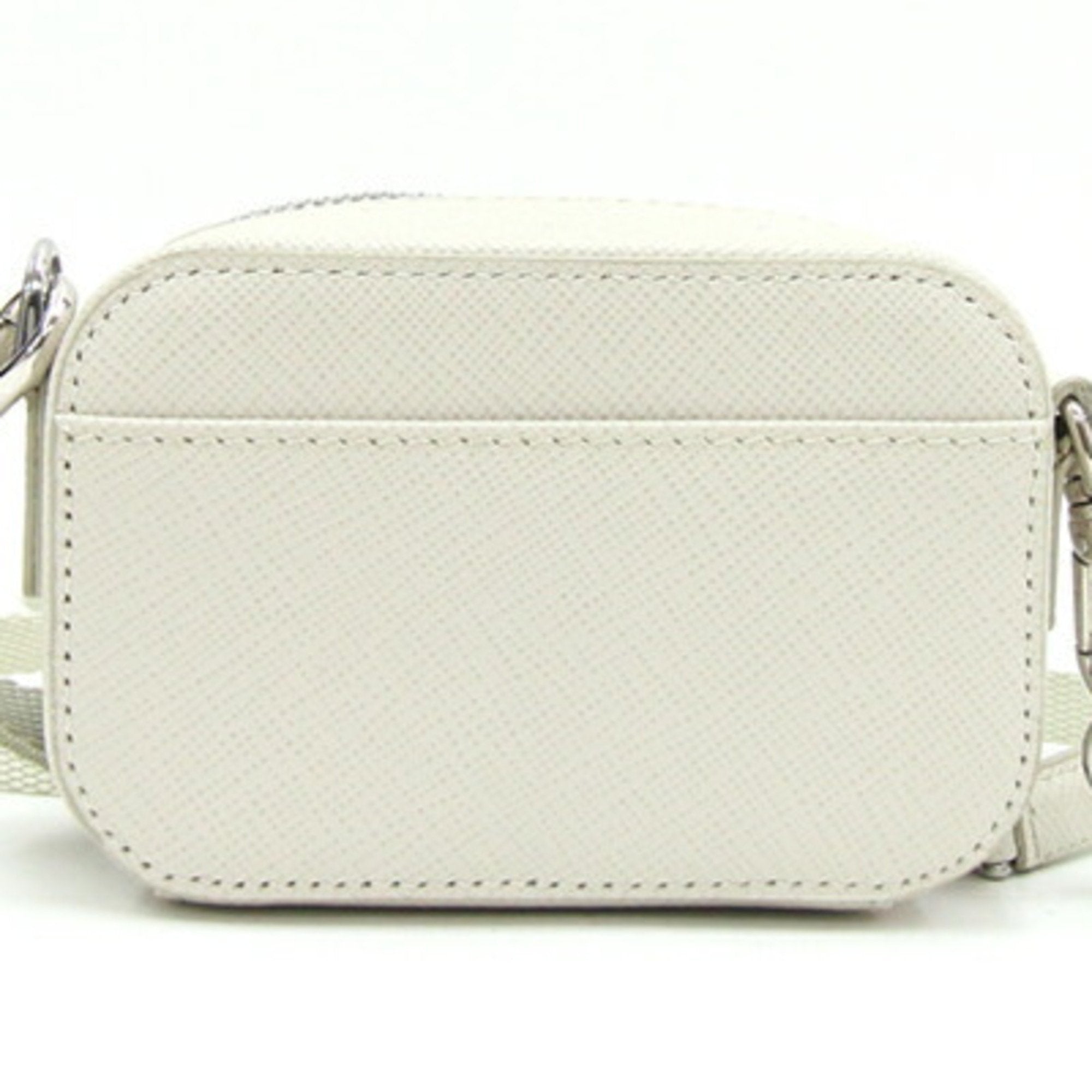 Prada Ivory Leather Shoulder Bag (Pre-Owned)