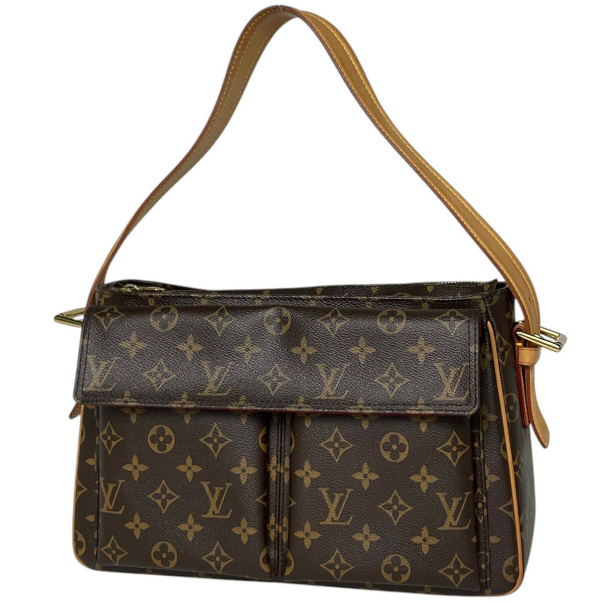 Louis Vuitton Brown Monogram Shoulder Bag (Pre-Owned)