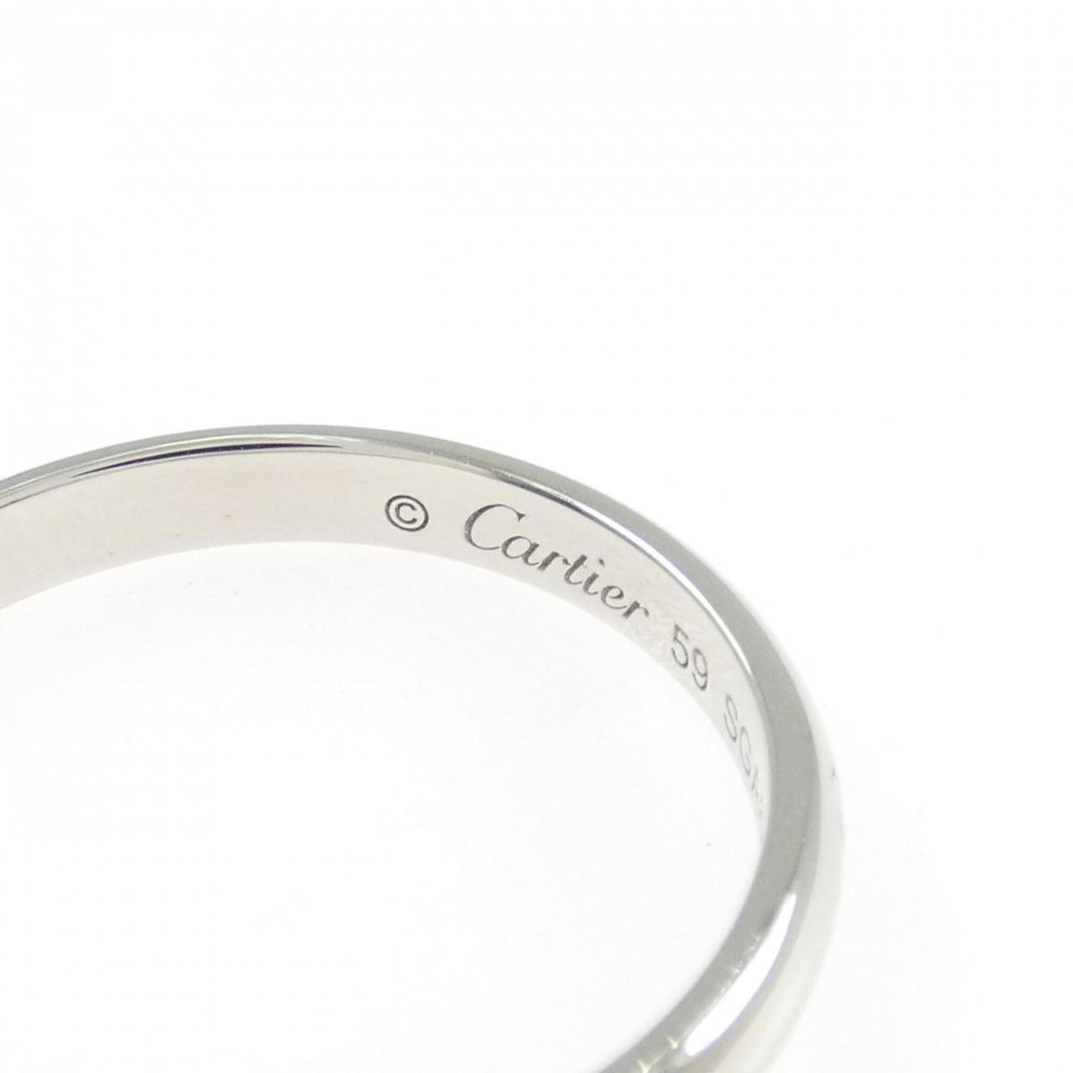Cartier Platinum 950 Band Ring (Pre-Owned)