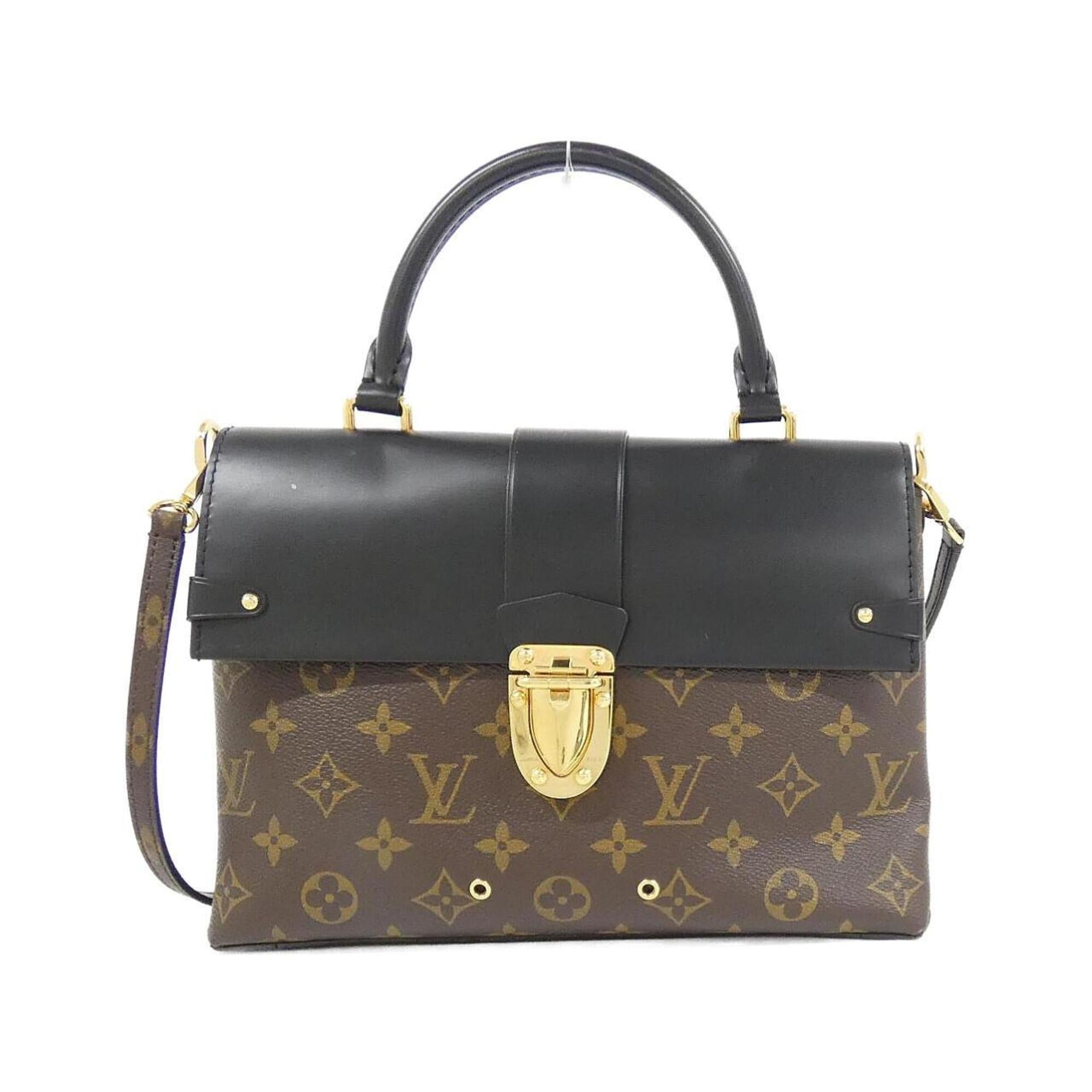 Louis Vuitton Black Marron Monogram Coated Canvas Handbag (Pre-Owned)