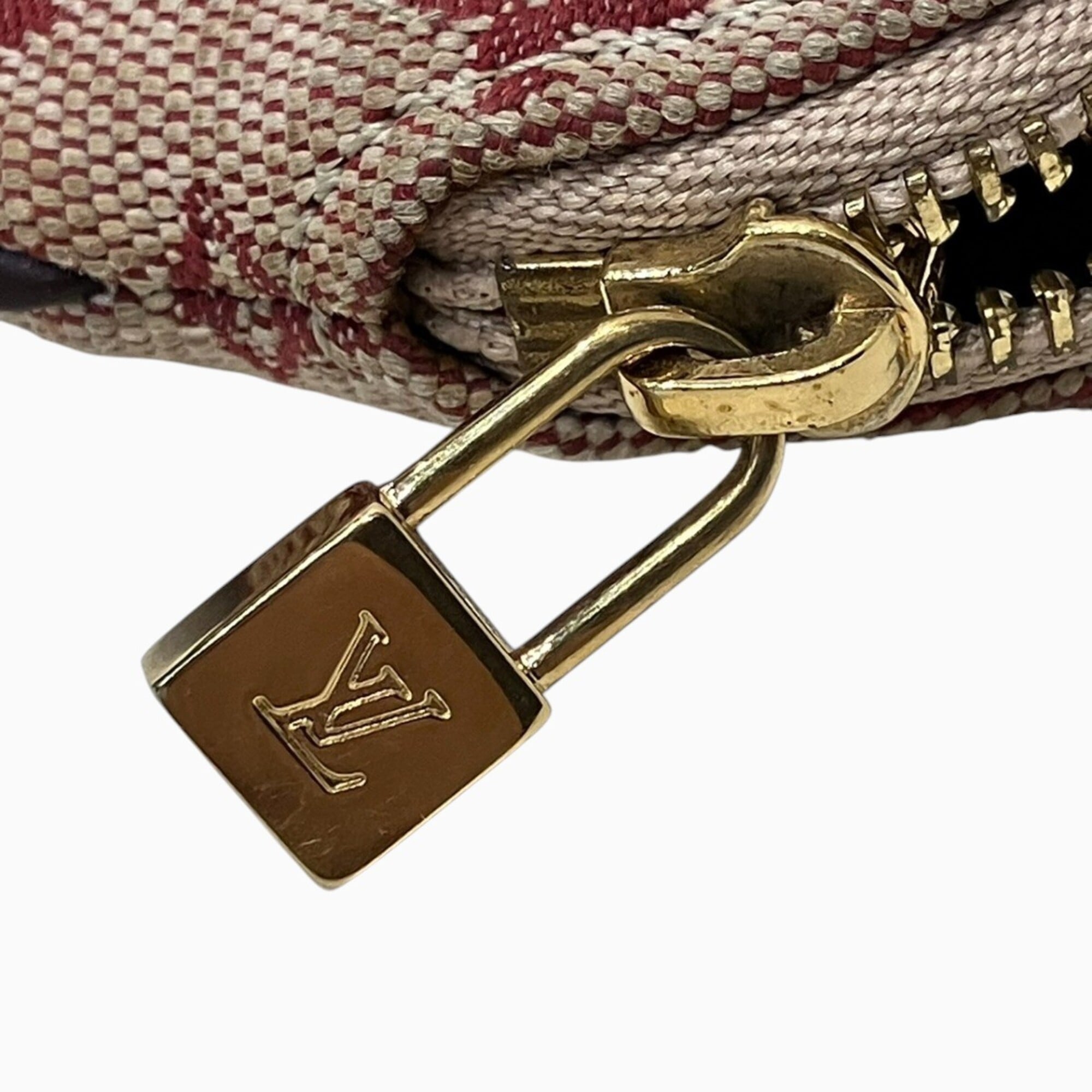 Louis Vuitton Monogram Mini Cerise Red Color Monogram Coin Purse/Coin Case (Pre-Owned)