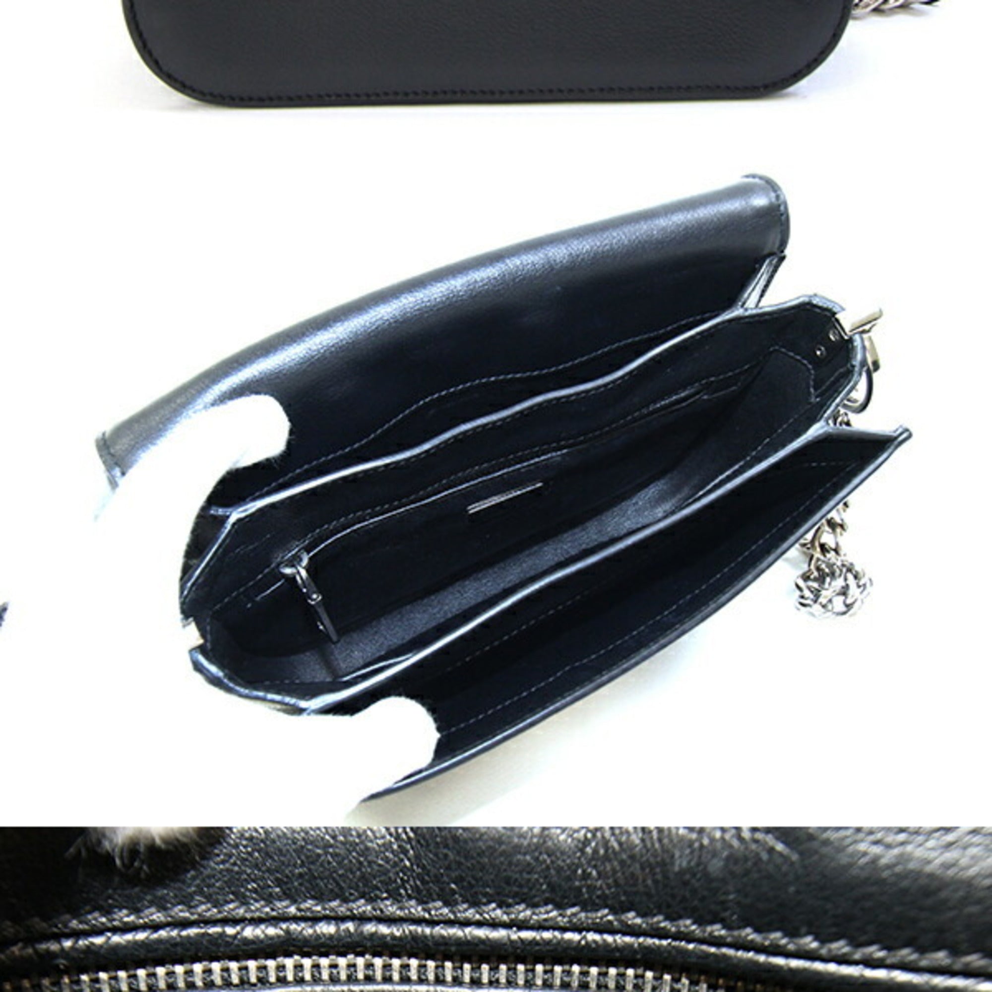 Prada Black Leather Shoulder Bag (Pre-Owned)