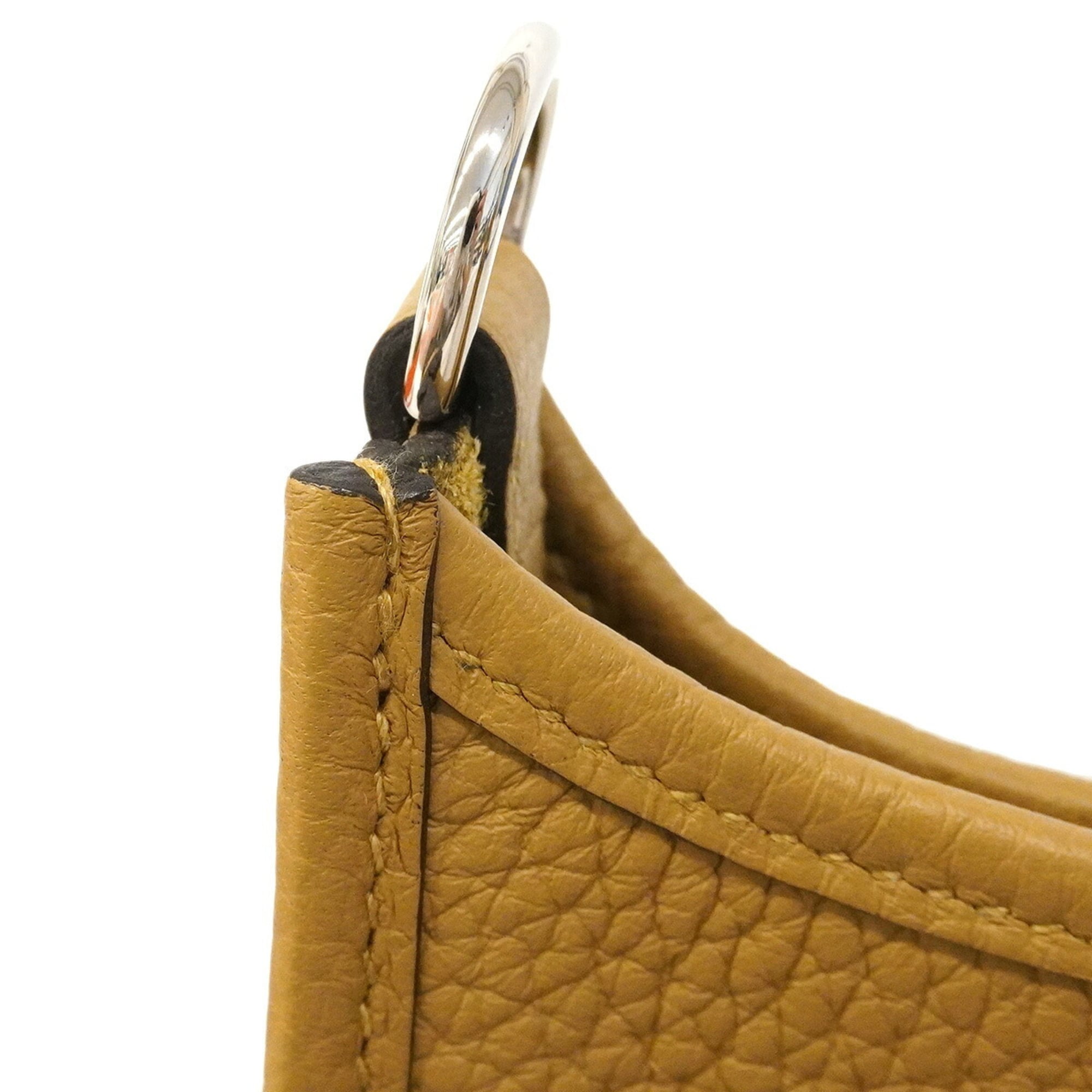 Hermes Brown Taurillon Clemence Leather Shoulder Bag (Pre-Owned)