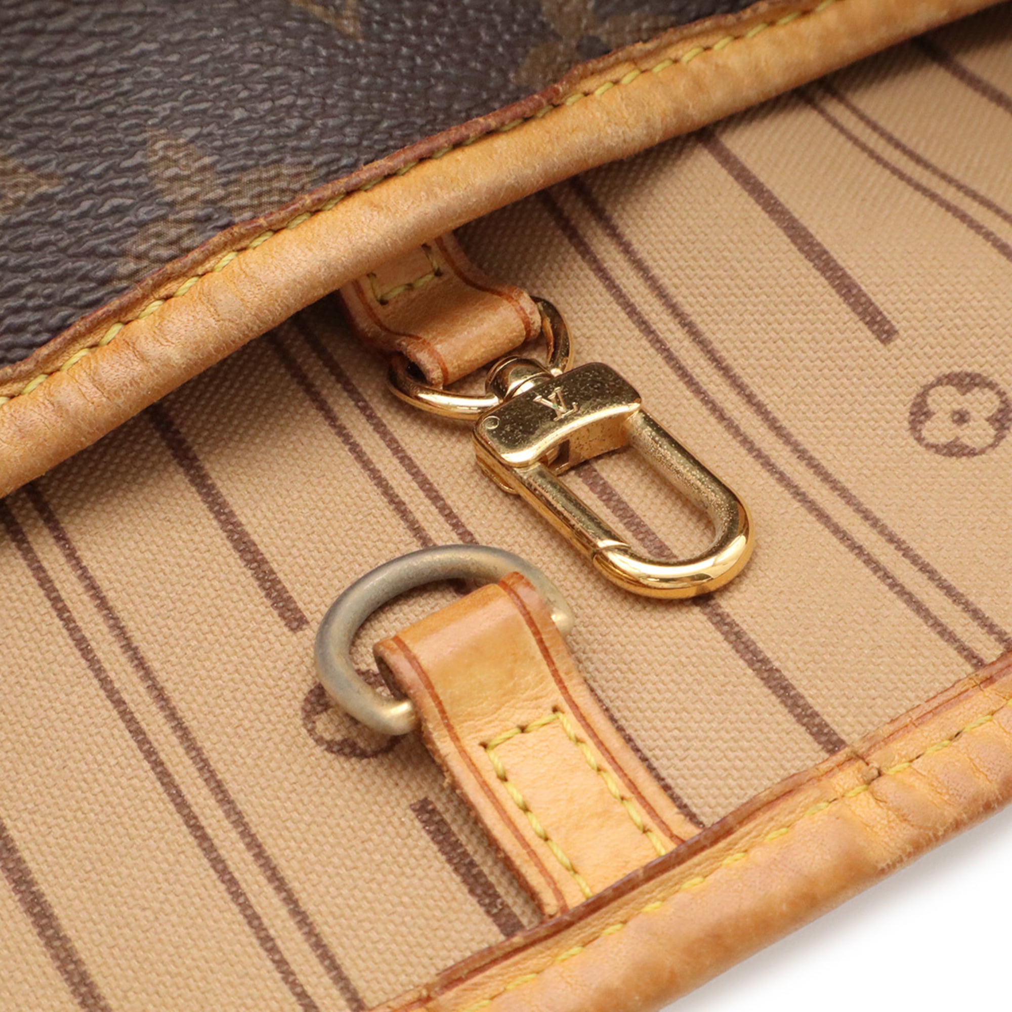 Louis Vuitton Brown Monogram Canvas Pvc Coated Canvas Shoulder Bag Tote Bag (Pre-Owned)