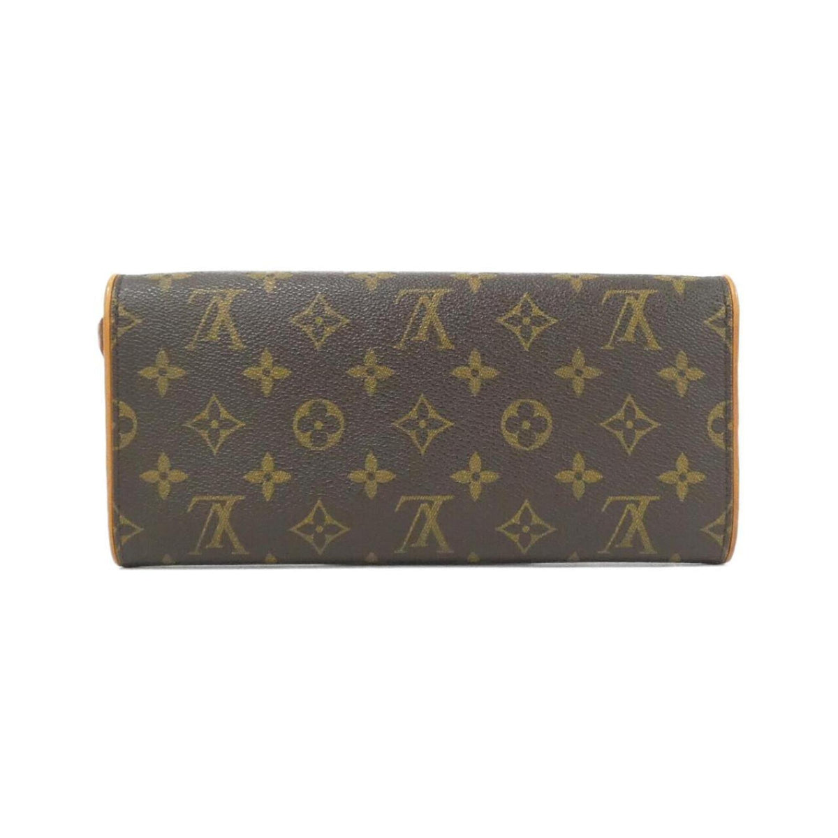 Louis Vuitton Brown Coated Canvas Pochette Shoulder Bag (Pre-Owned)