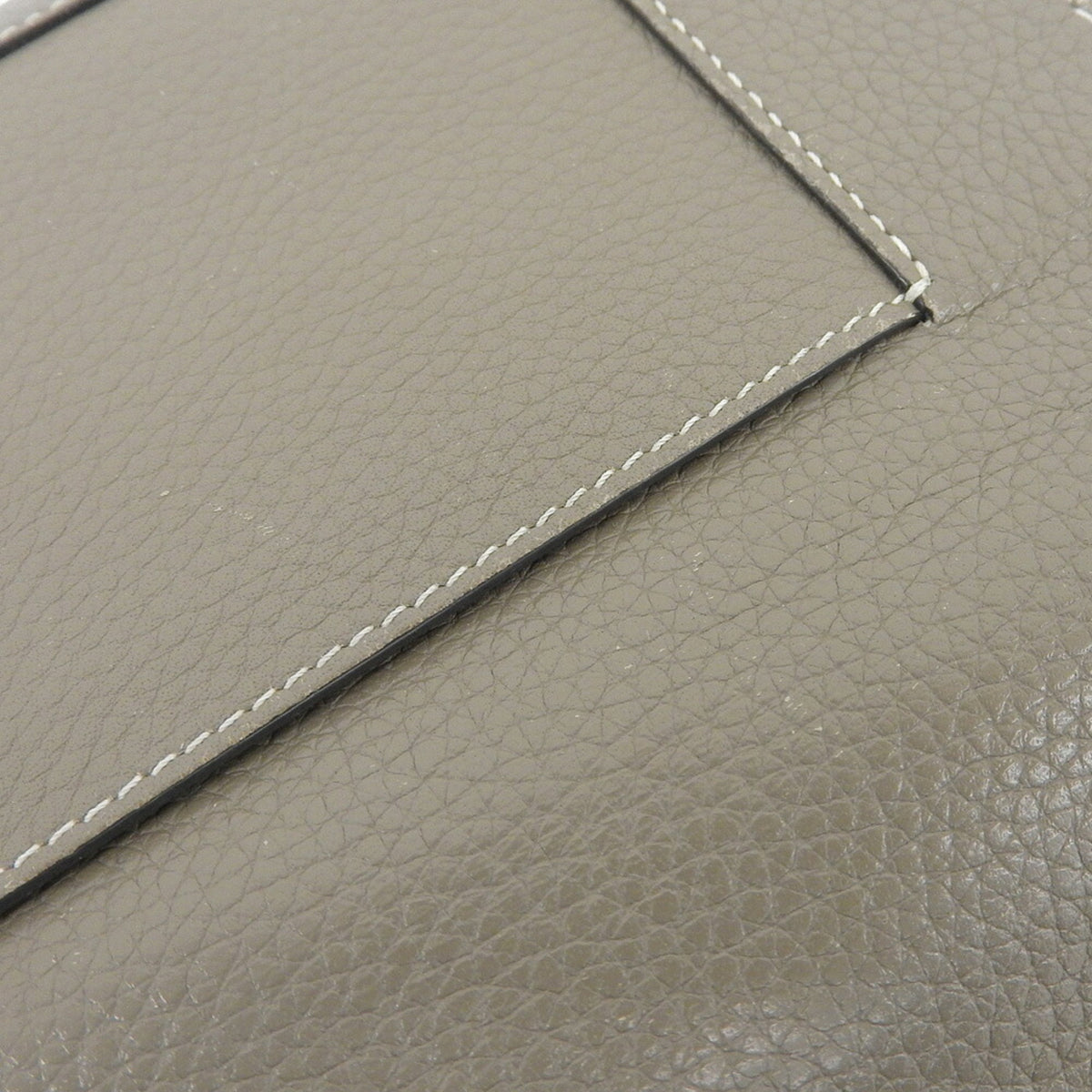 Celine Gray Yellow Leather Long Wallet (Tri-Fold) (Pre-Owned)