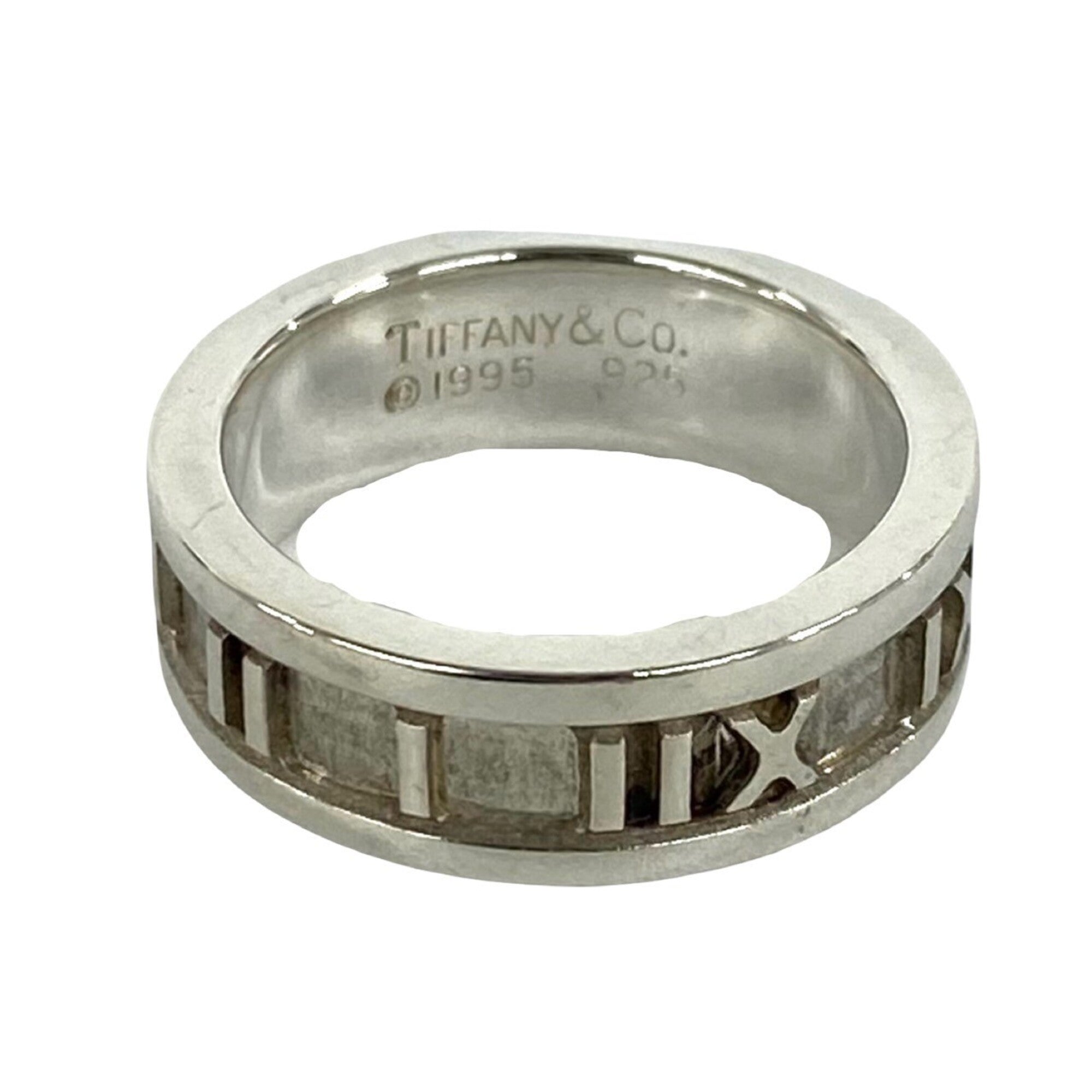 Tiffany Silver Silver 925 Band Ring (Pre-Owned)