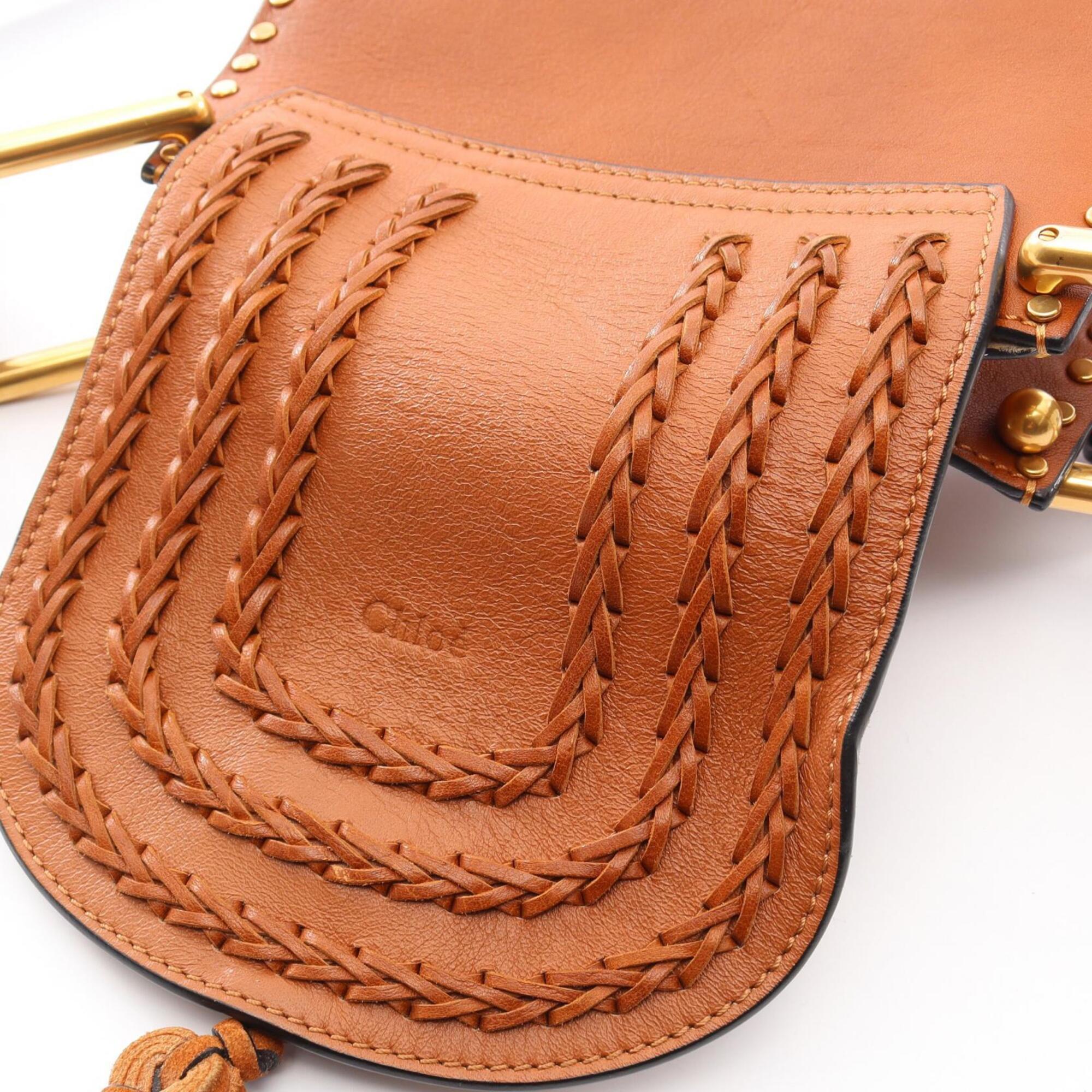 Chloé Brown Leather Suede Handbag Shoulder Bag (Pre-Owned)