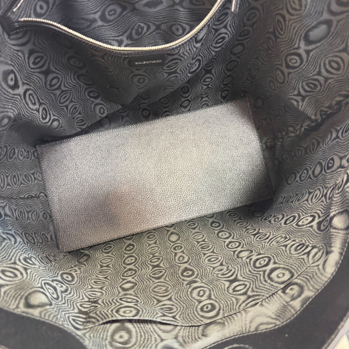 Gucci Black Canvas Leather Tote Bag (Pre-Owned)