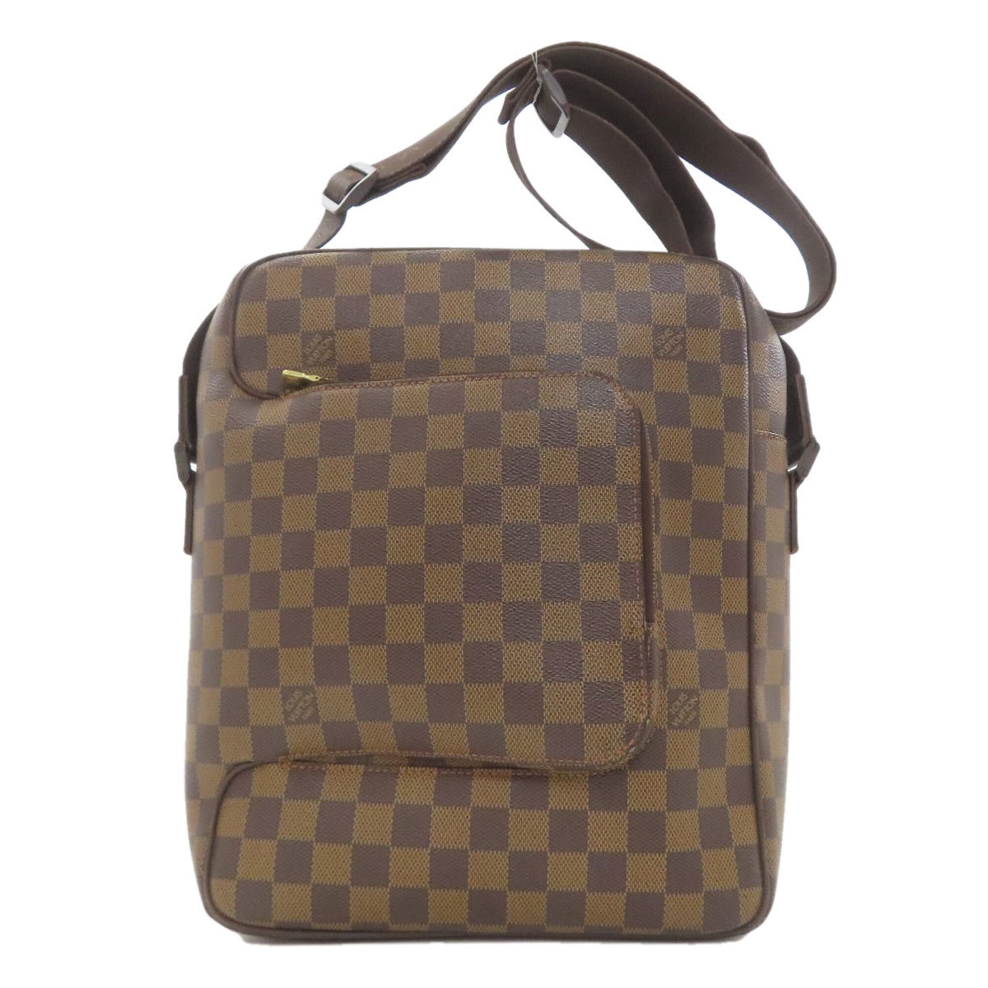 Louis Vuitton Damier Damier Canvas Ebene Damier Canvas Shoulder Bag (Pre-Owned)