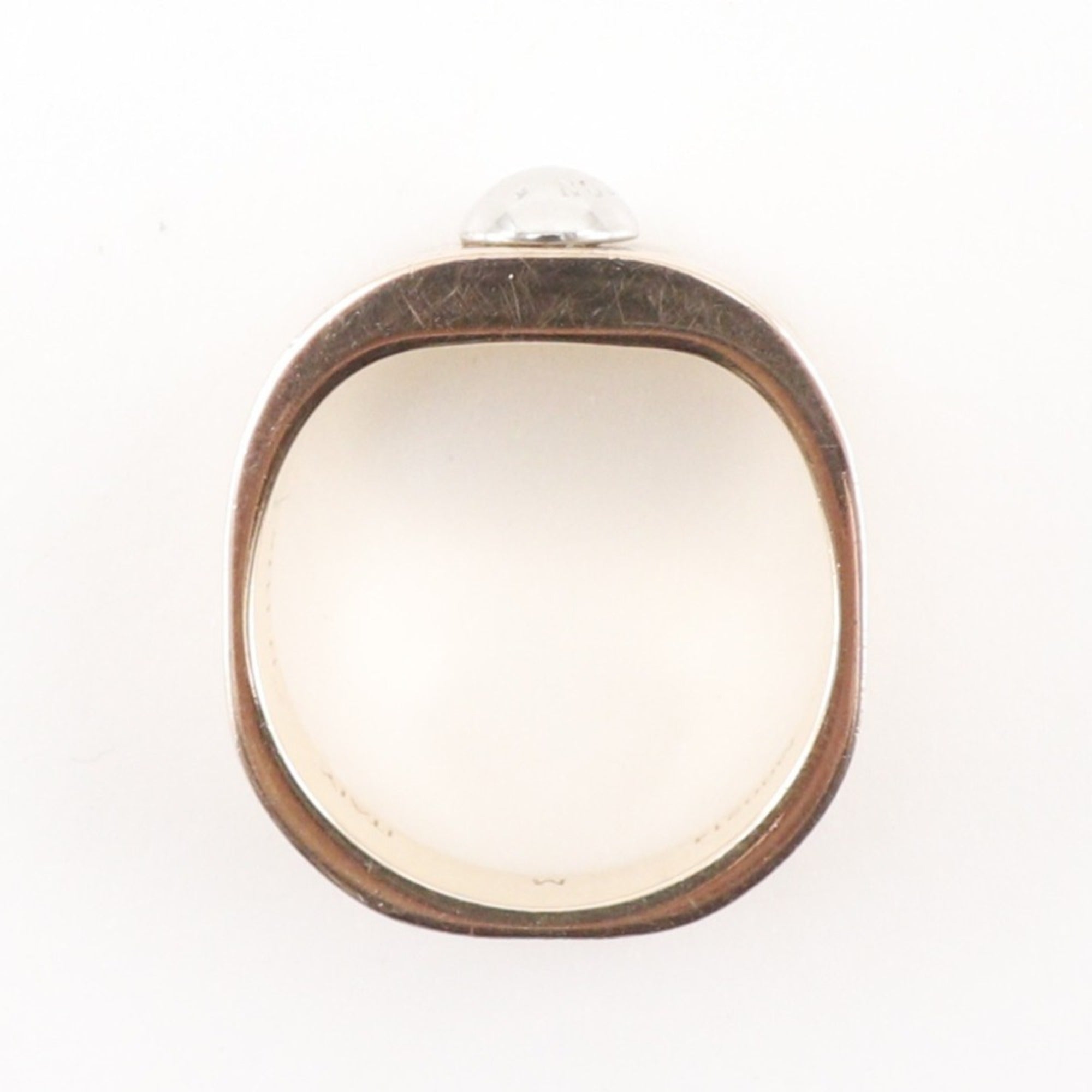 Louis Vuitton Pink Gold Gold Plating Band Ring (Pre-Owned)