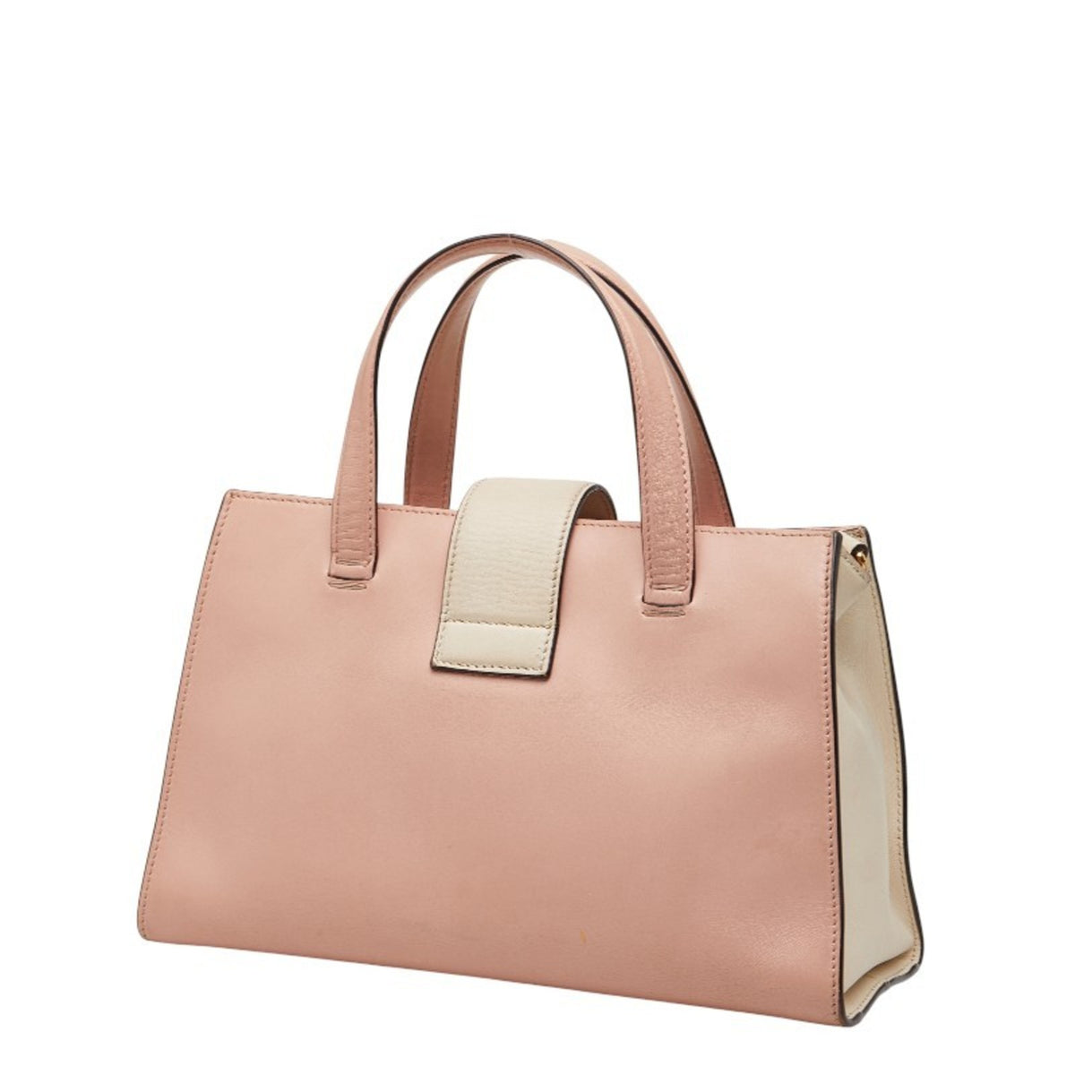 Gucci Ivory Pink Leather Handbag Shoulder Bag (Pre-Owned)