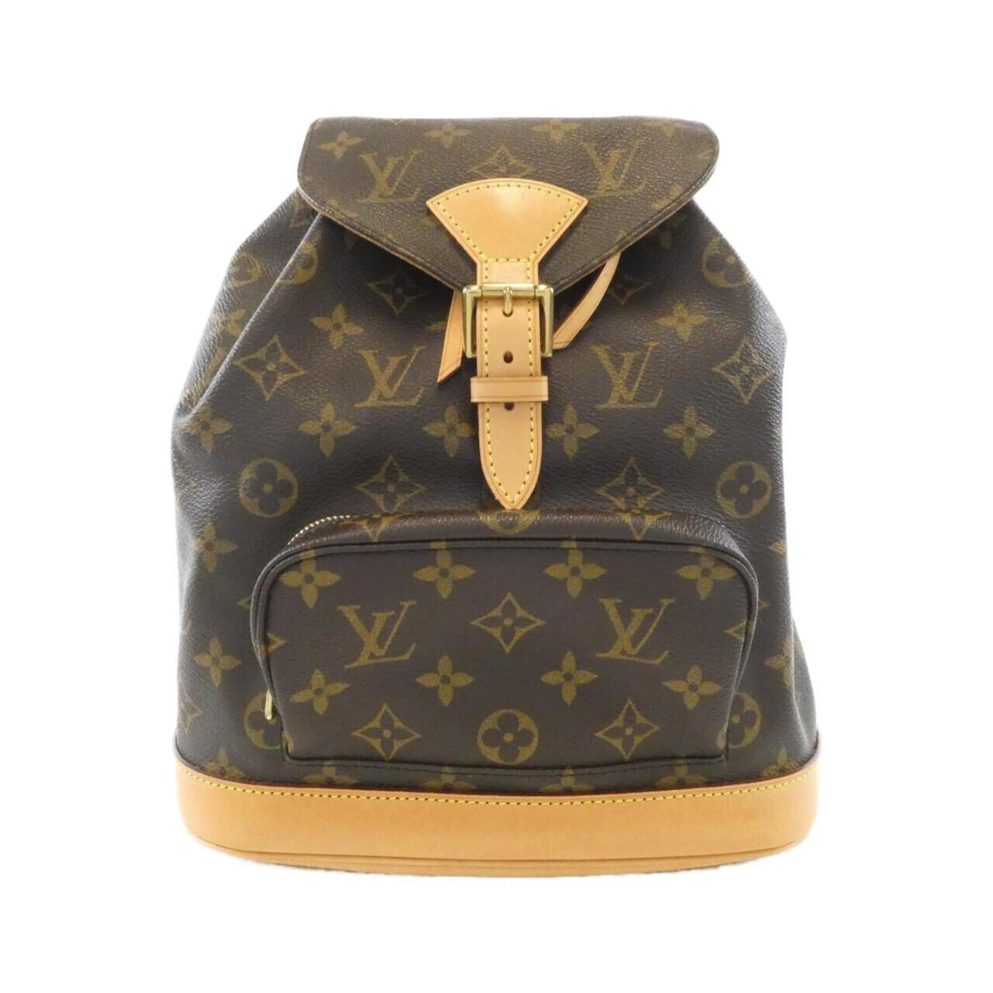 Louis Vuitton Marron Coated Canvas Backpack (Pre-Owned)