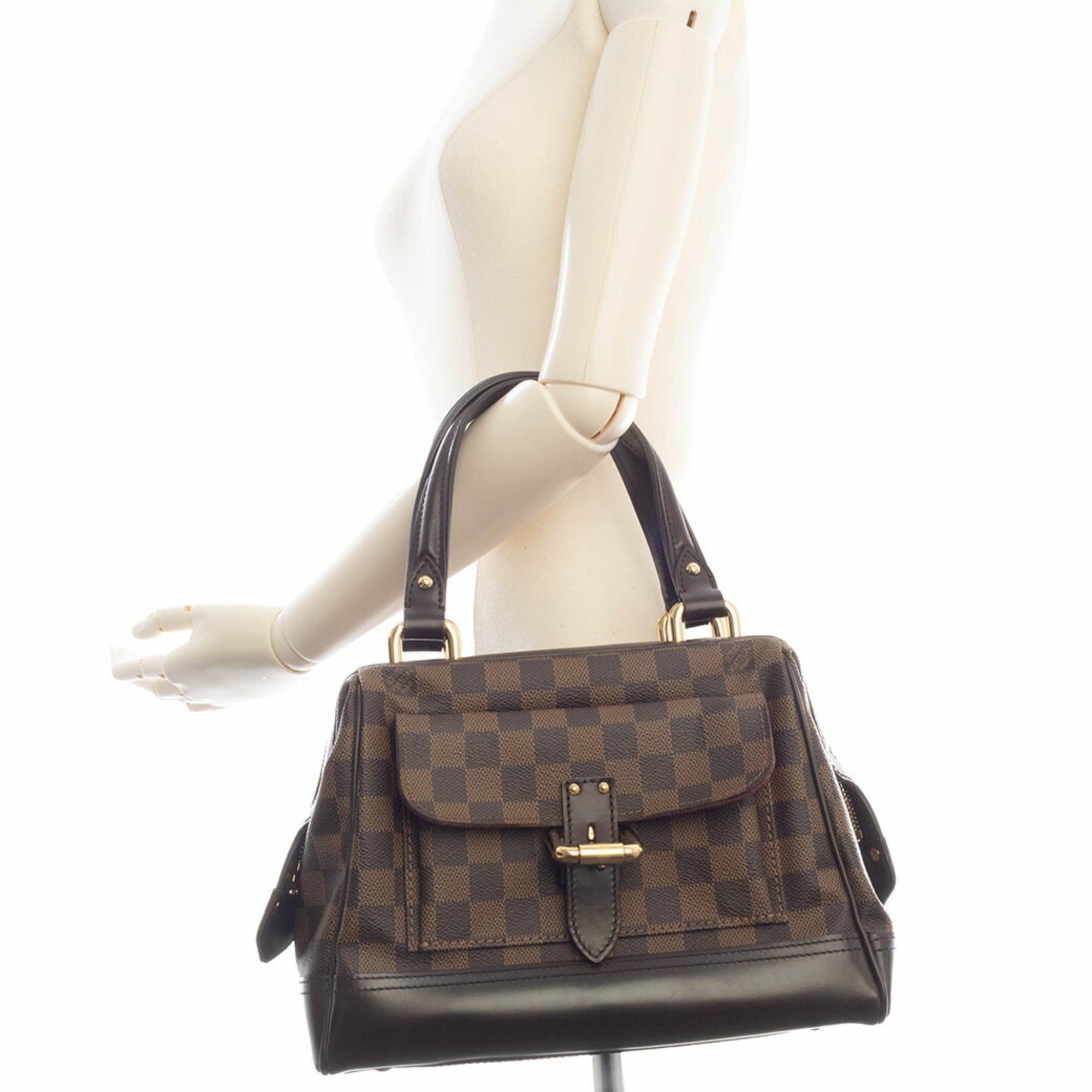 Louis Vuitton Damier Canvas Ebene Damier Canvas Handbag (Pre-Owned)