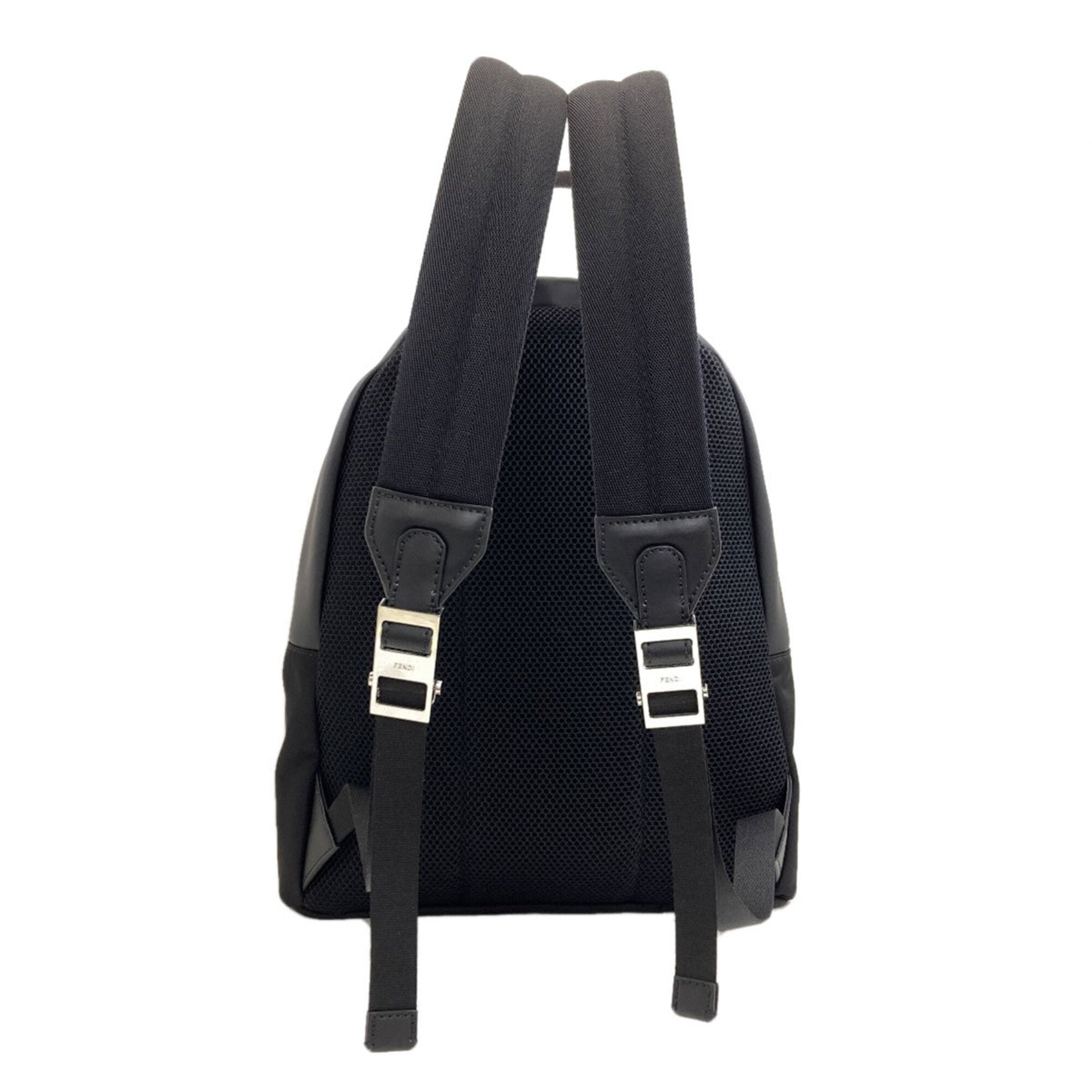 Fendi Black Leather Backpack (Pre-Owned)