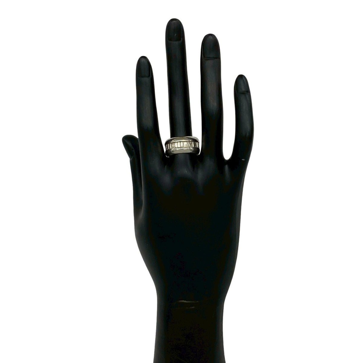 Tiffany Silver Silver 925 Band Ring (Pre-Owned)